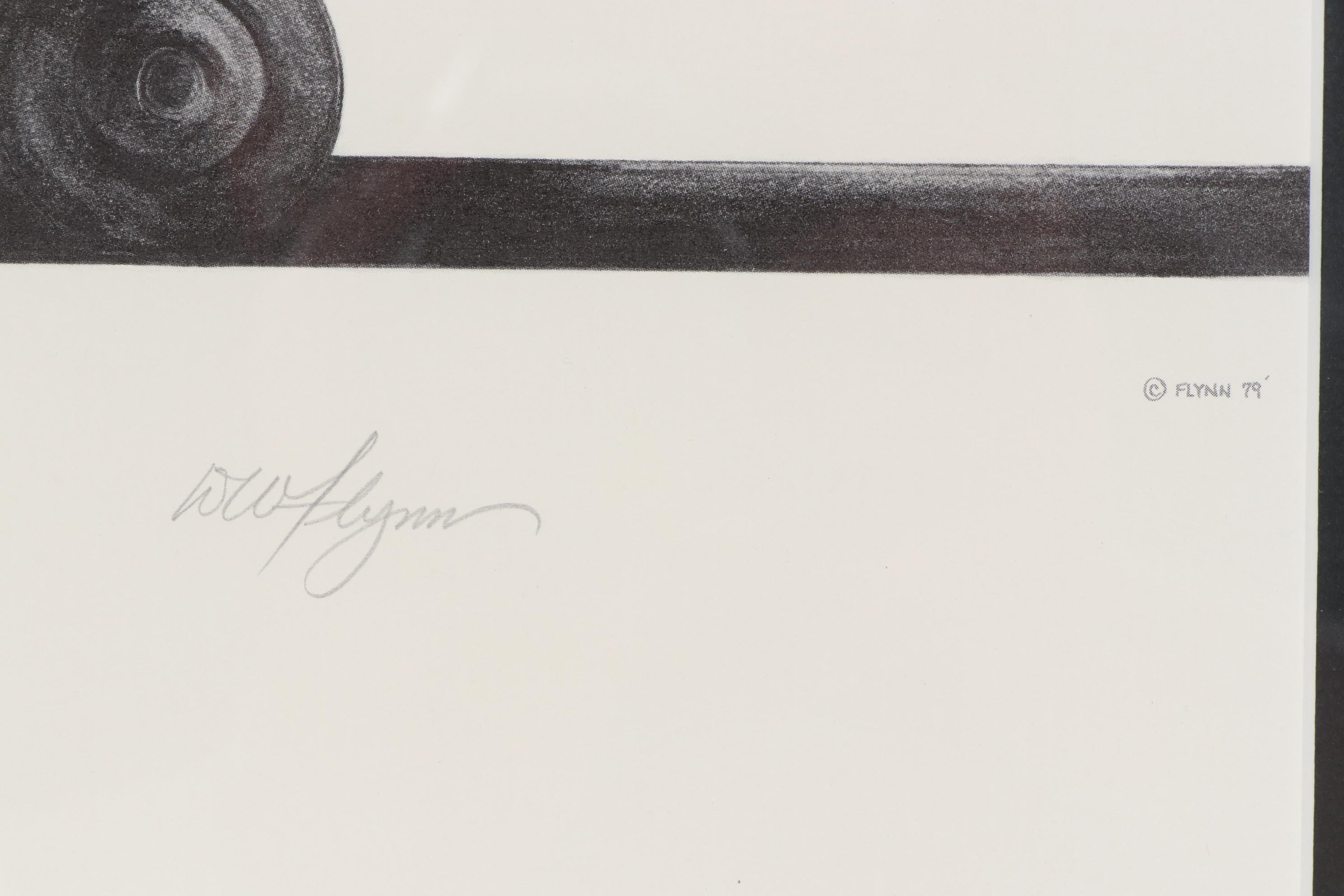 Lithograph of Bodybuilder, 1979