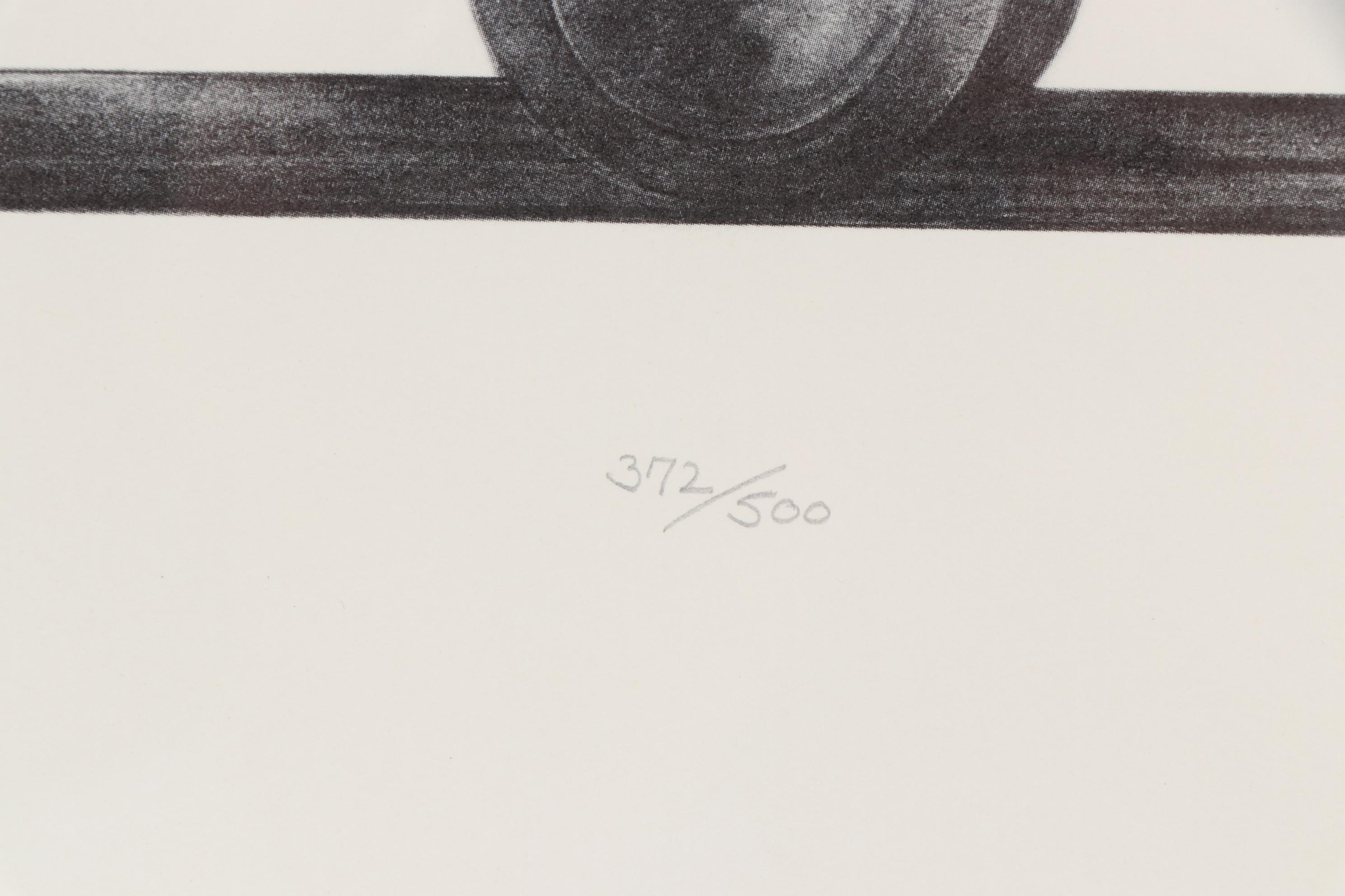 Lithograph of Bodybuilder, 1979