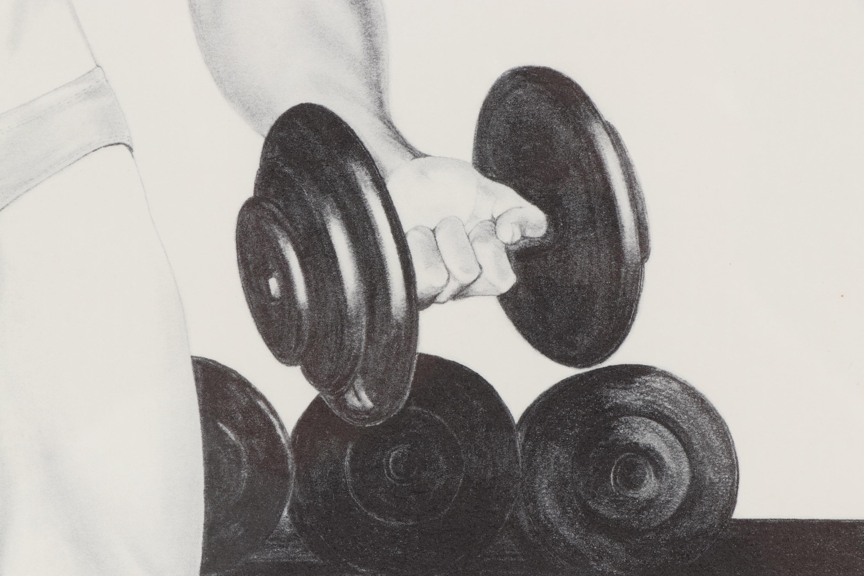Lithograph of Bodybuilder, 1979