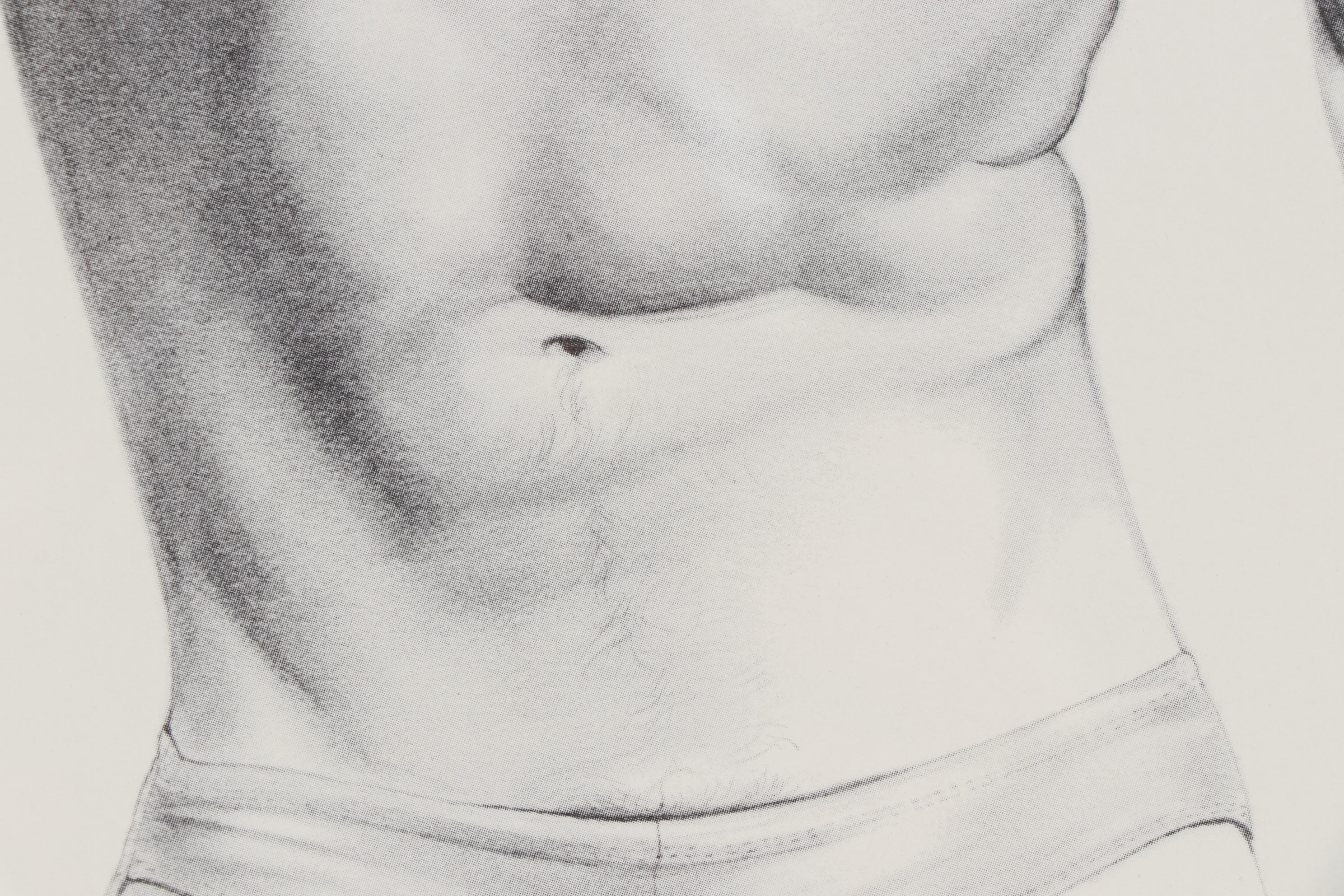 Lithograph of Bodybuilder, 1979