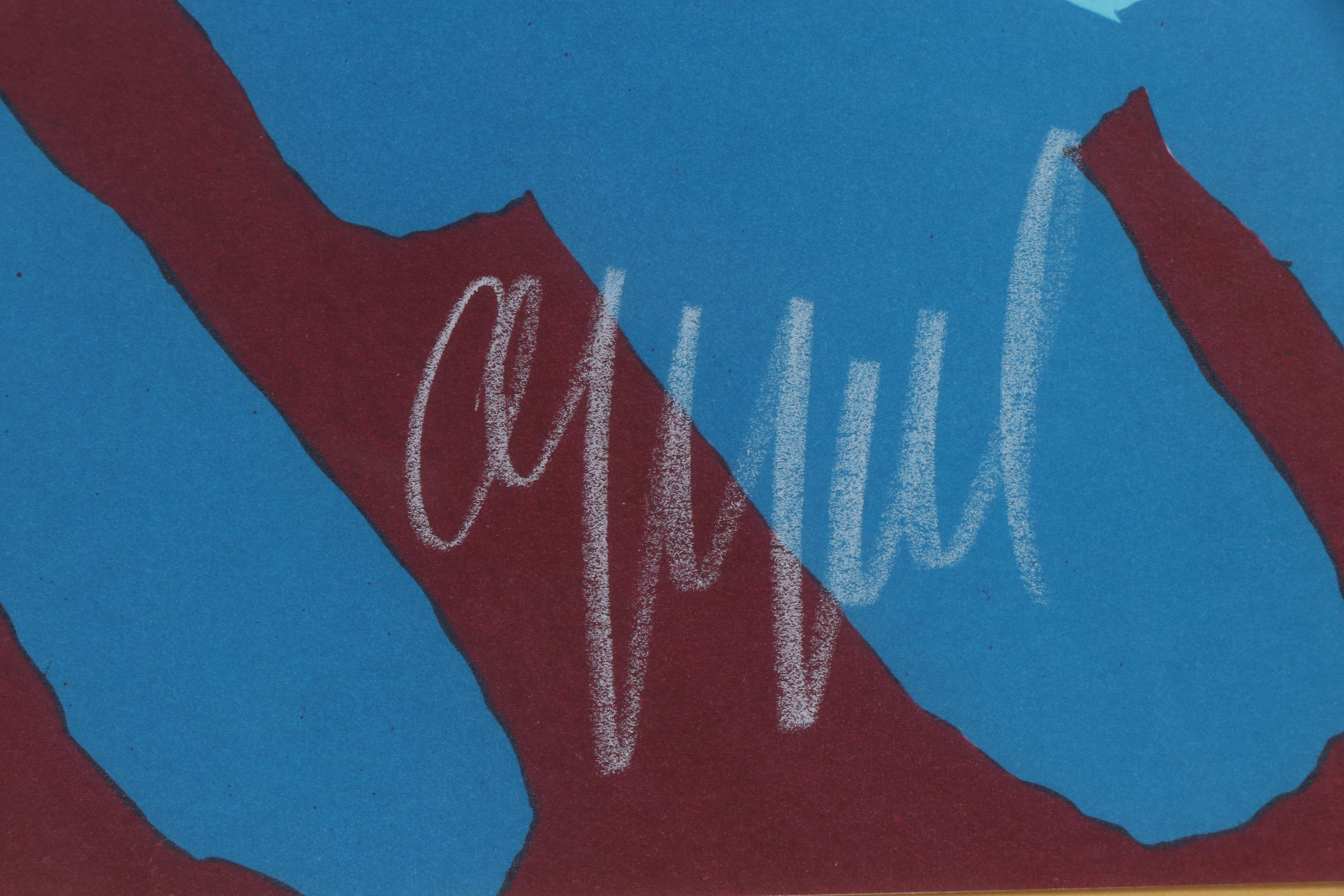 Karel Appel Lithograph "Moving in the Night", 1978