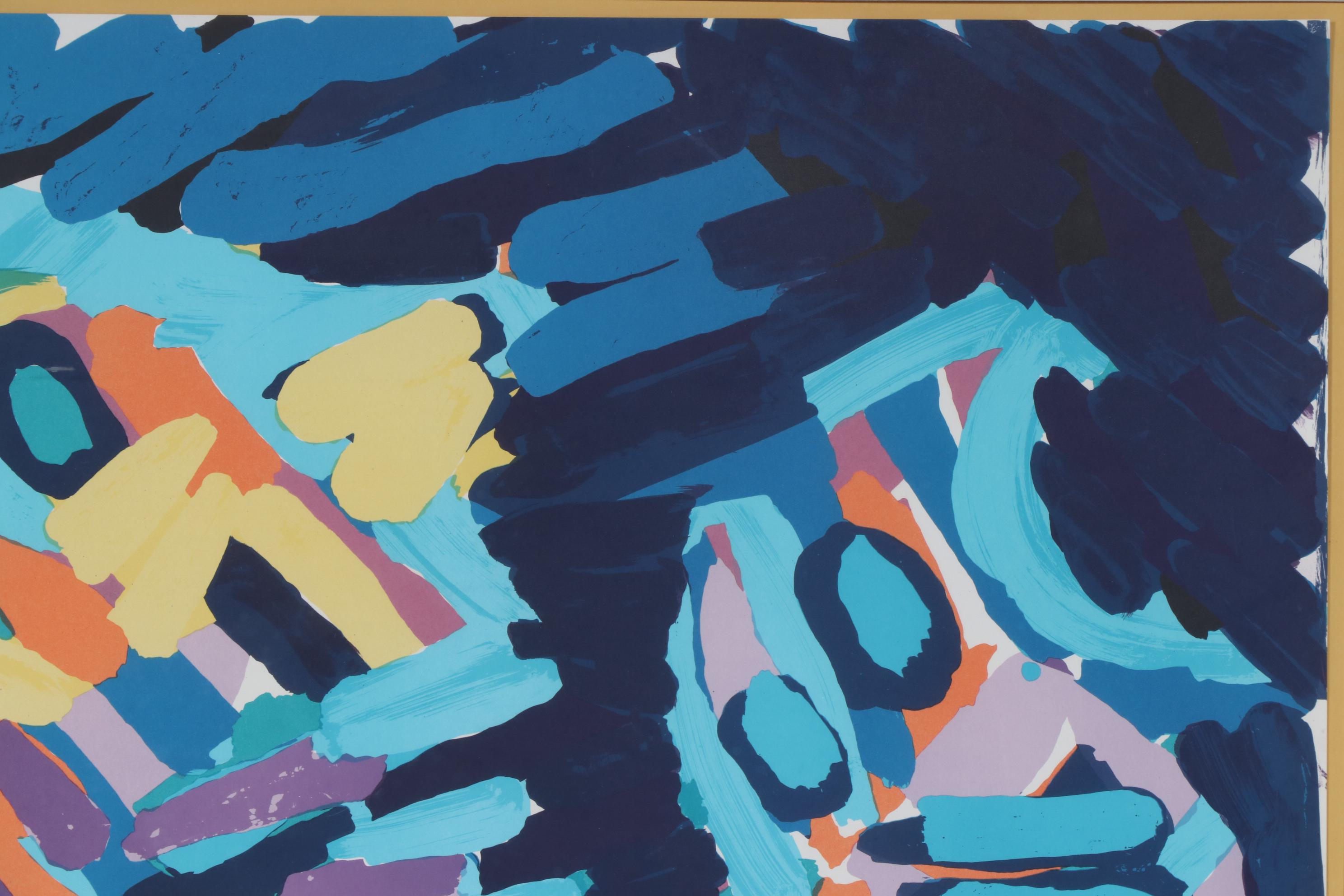 Karel Appel Lithograph "Moving in the Night", 1978