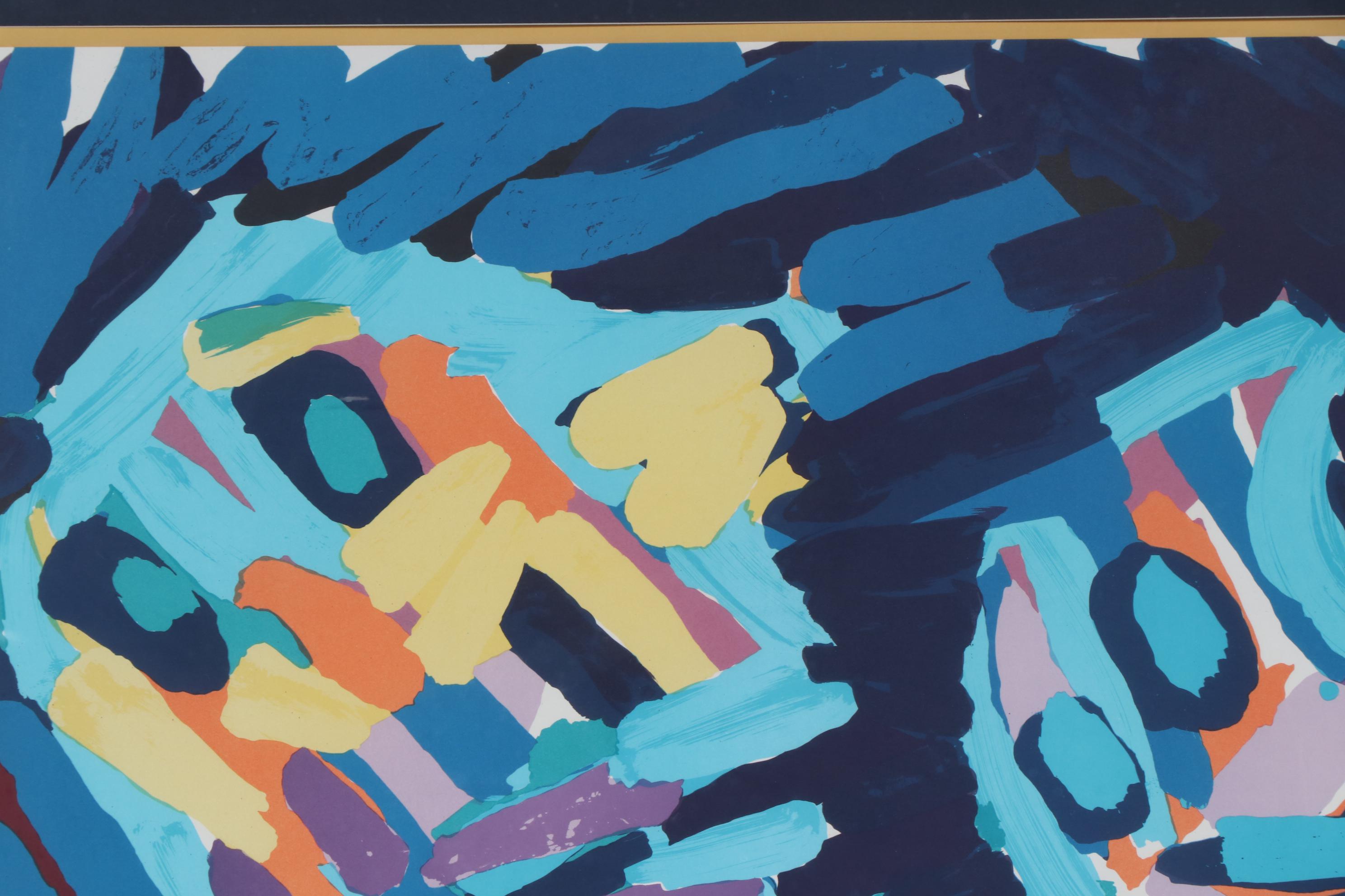 Karel Appel Lithograph "Moving in the Night", 1978