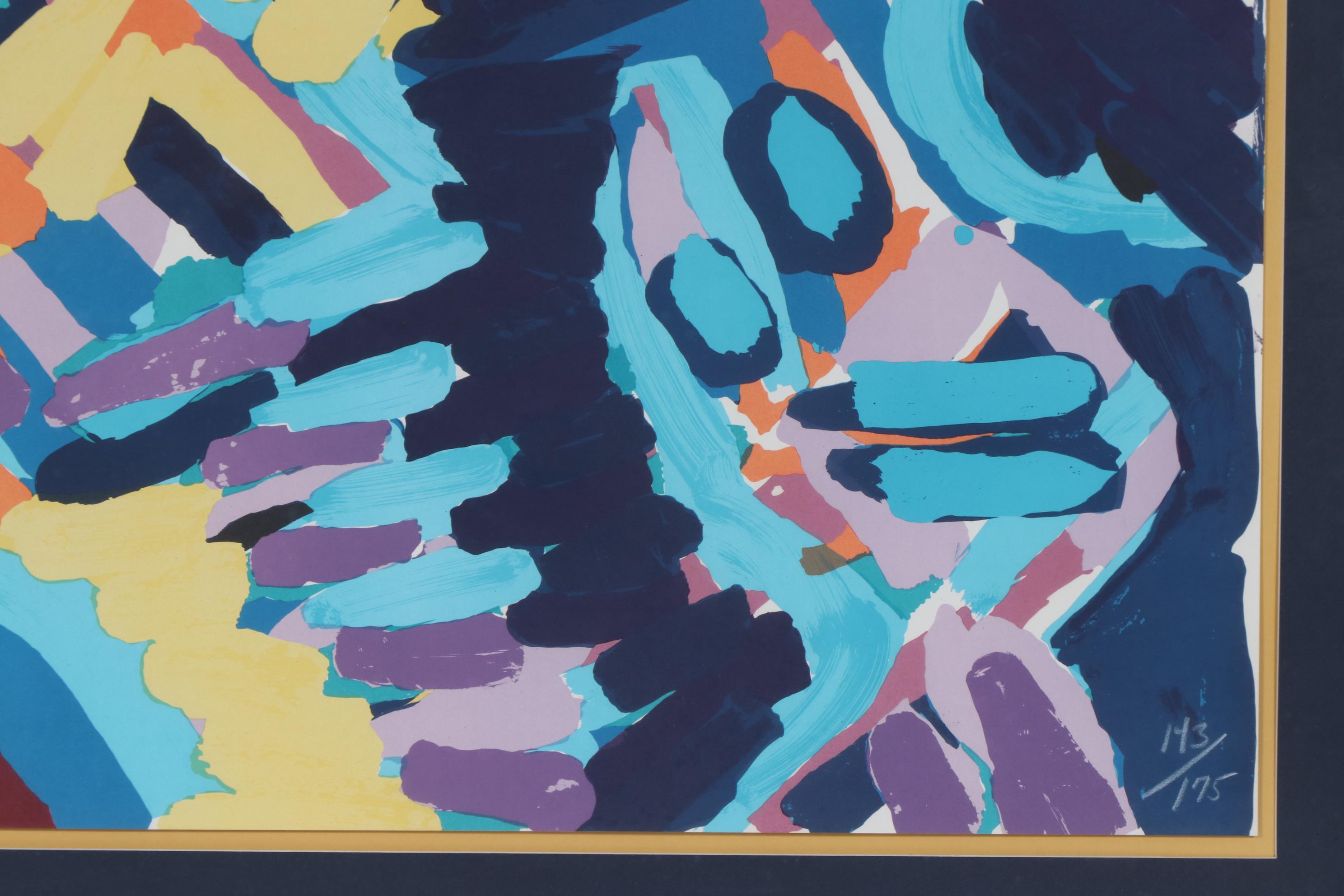 Karel Appel Lithograph "Moving in the Night", 1978