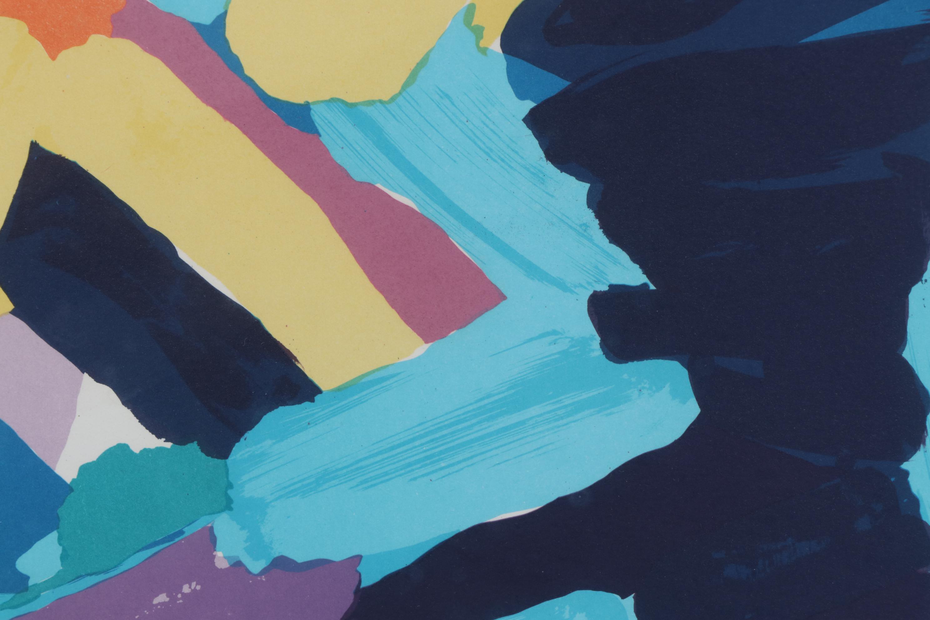 Karel Appel Lithograph "Moving in the Night", 1978