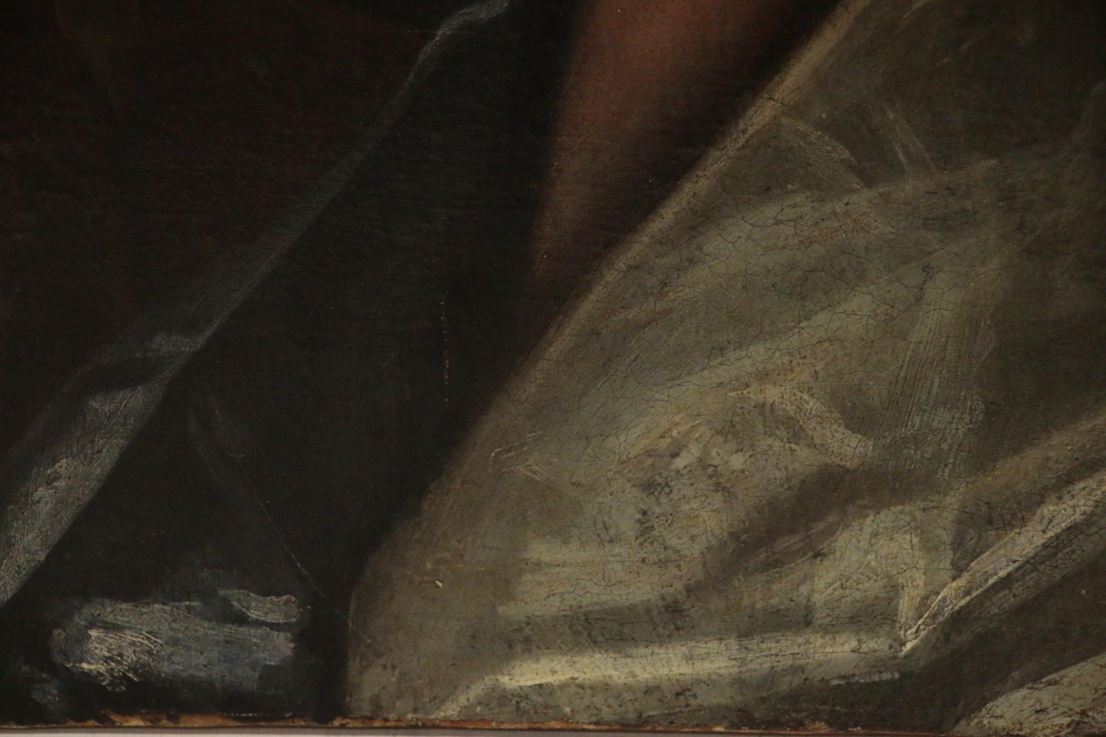 English School Aristocracy Portrait Oil Painting, Late 17th/Early 18th Century