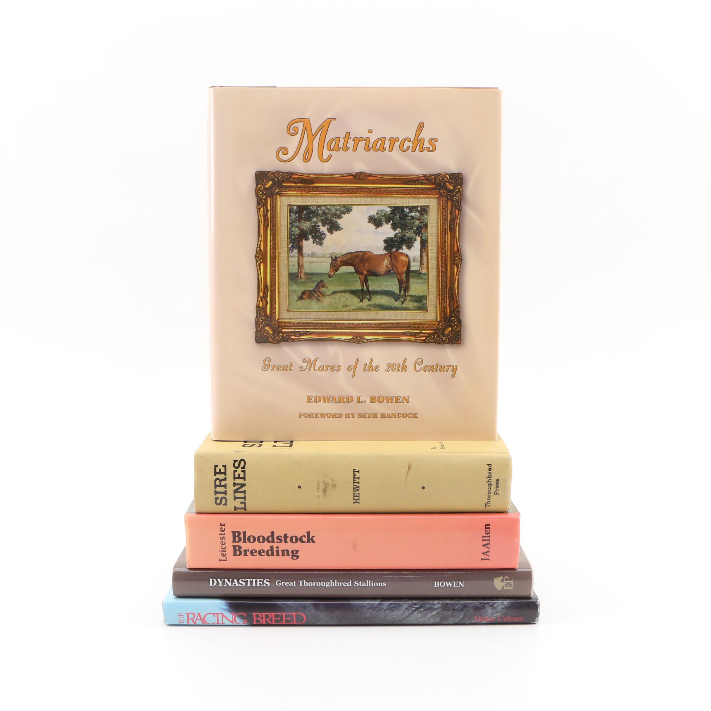 Horse Breeding Books Including First Printing "Dynasties", "Matriarchs" and More
