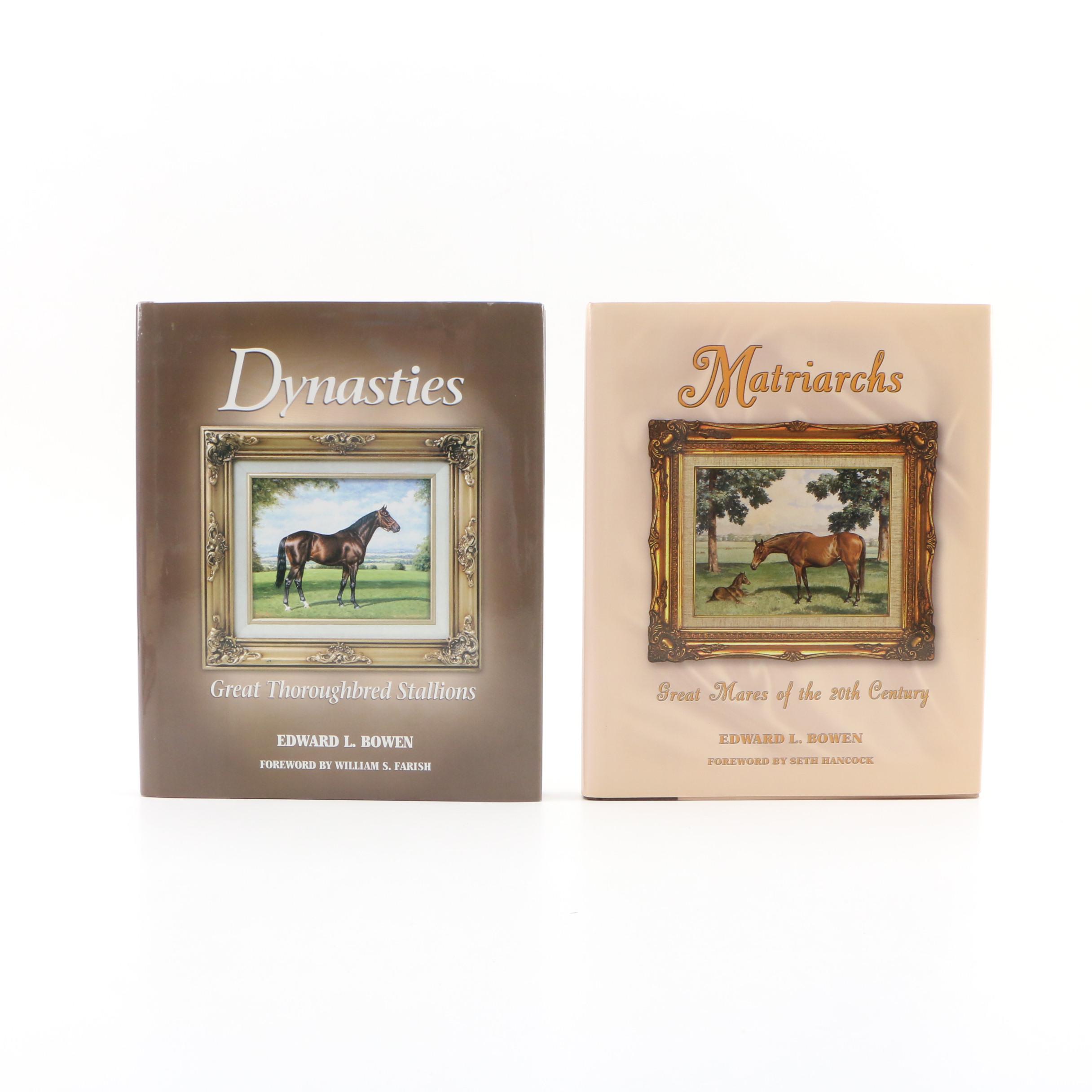 Horse Breeding Books Including First Printing "Dynasties", "Matriarchs" and More