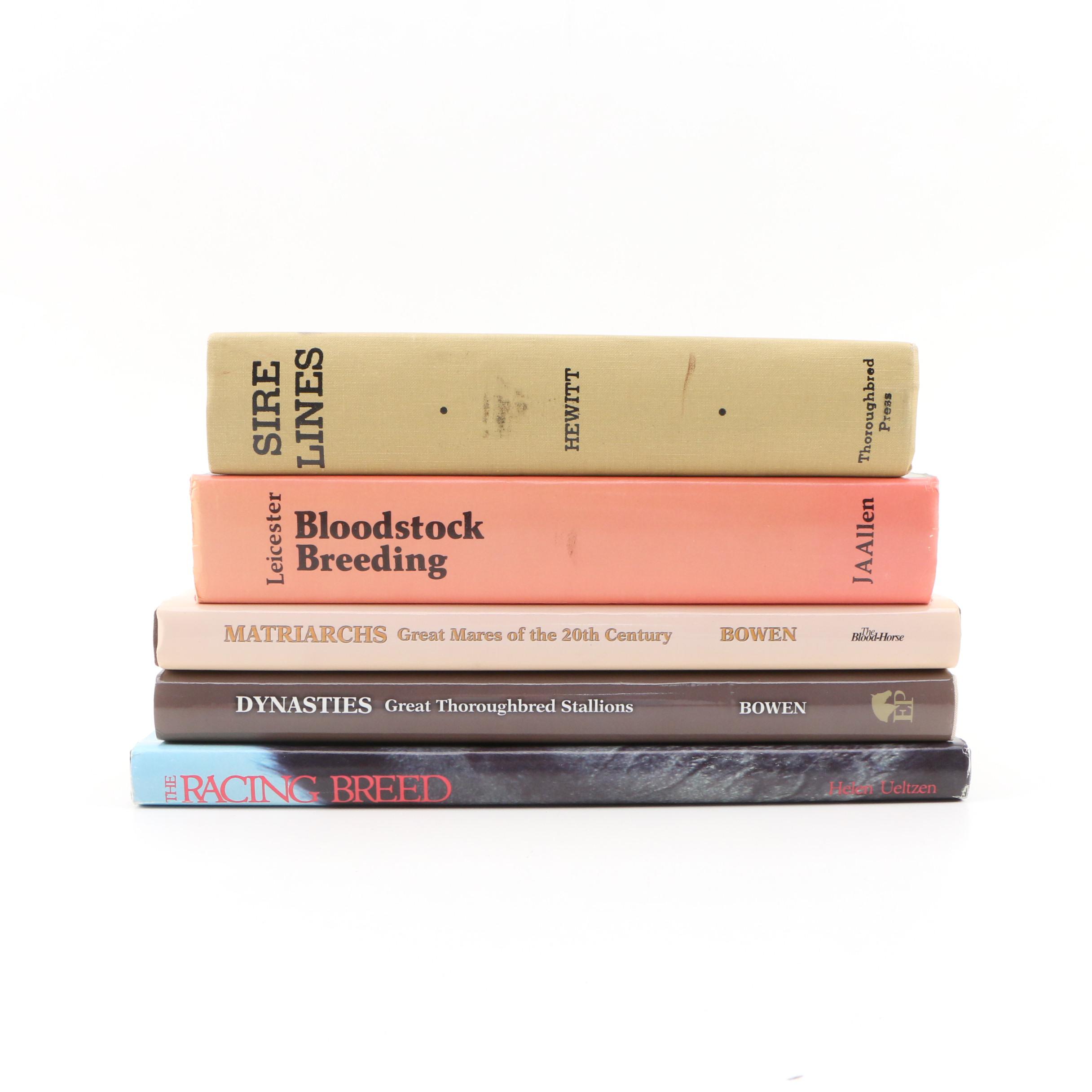 Horse Breeding Books Including First Printing "Dynasties", "Matriarchs" and More