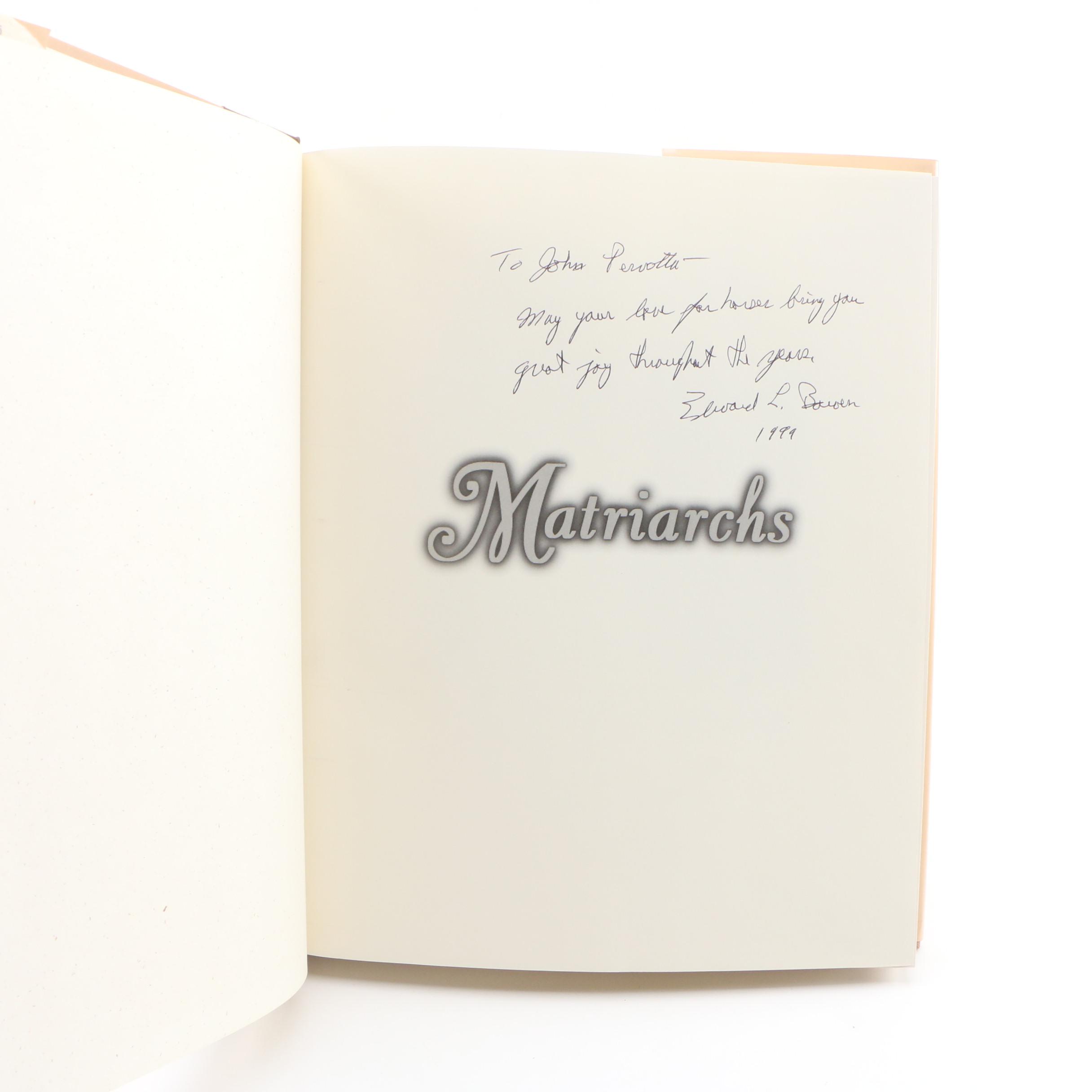 Horse Breeding Books Including First Printing "Dynasties", "Matriarchs" and More