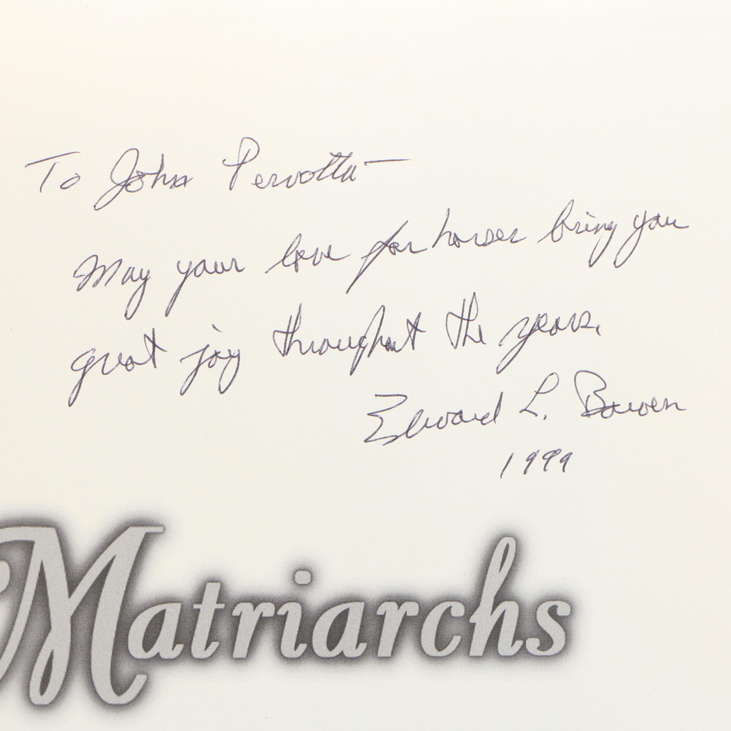 Horse Breeding Books Including First Printing "Dynasties", "Matriarchs" and More