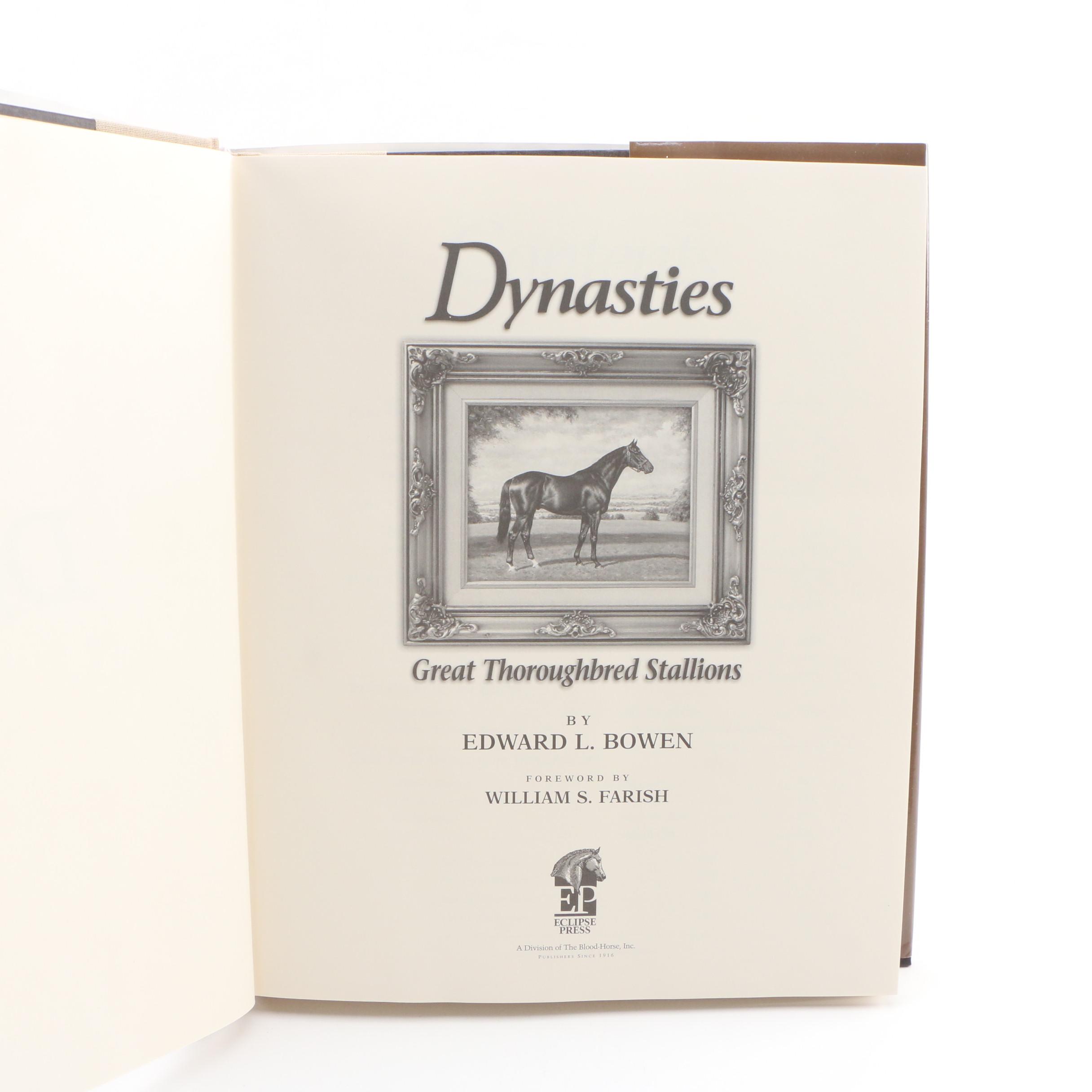 Horse Breeding Books Including First Printing "Dynasties", "Matriarchs" and More