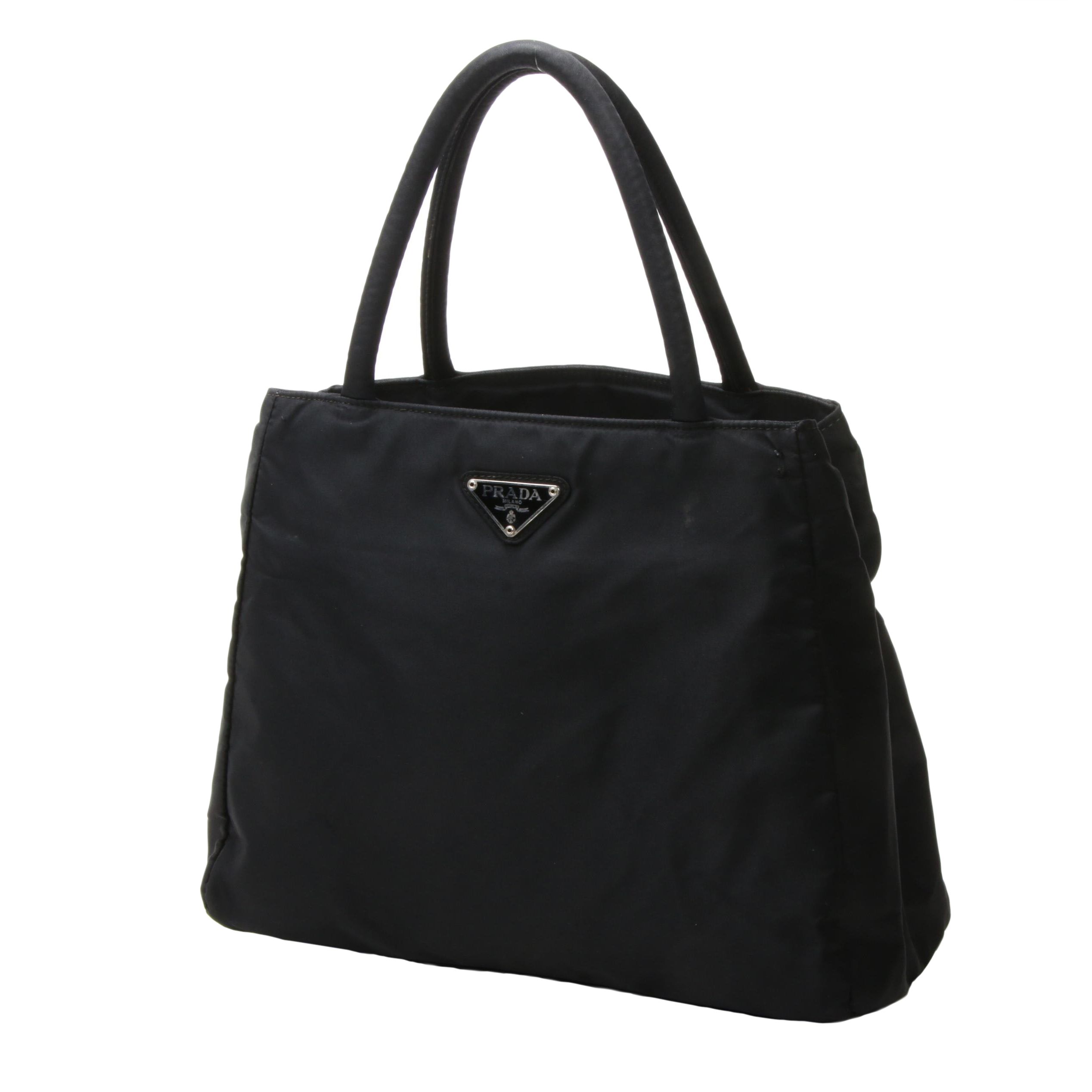 Prada Tote Bag in Black Tessuto Nylon