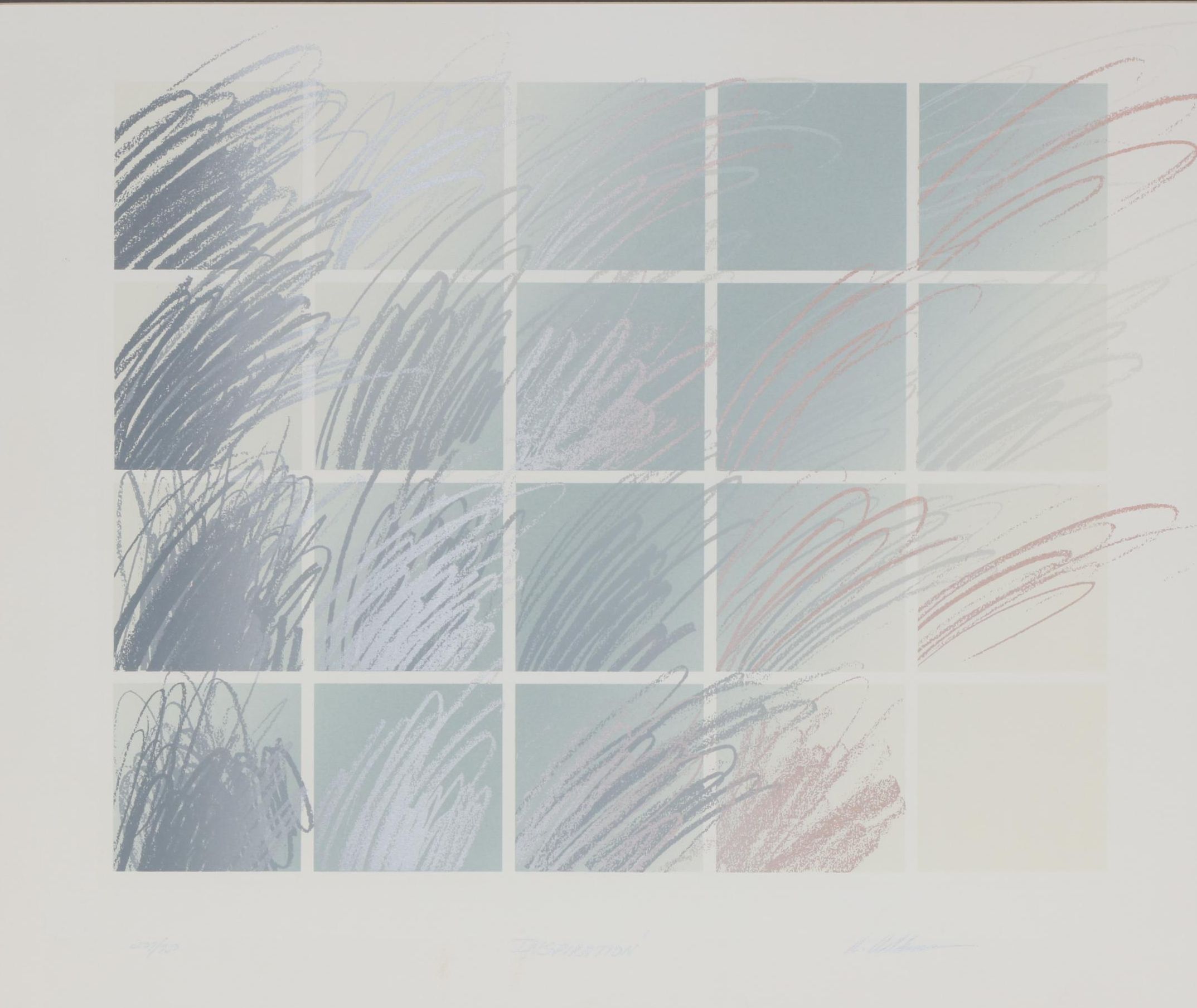 Roberta Adkins Embossed Lithograph "Inspiration"