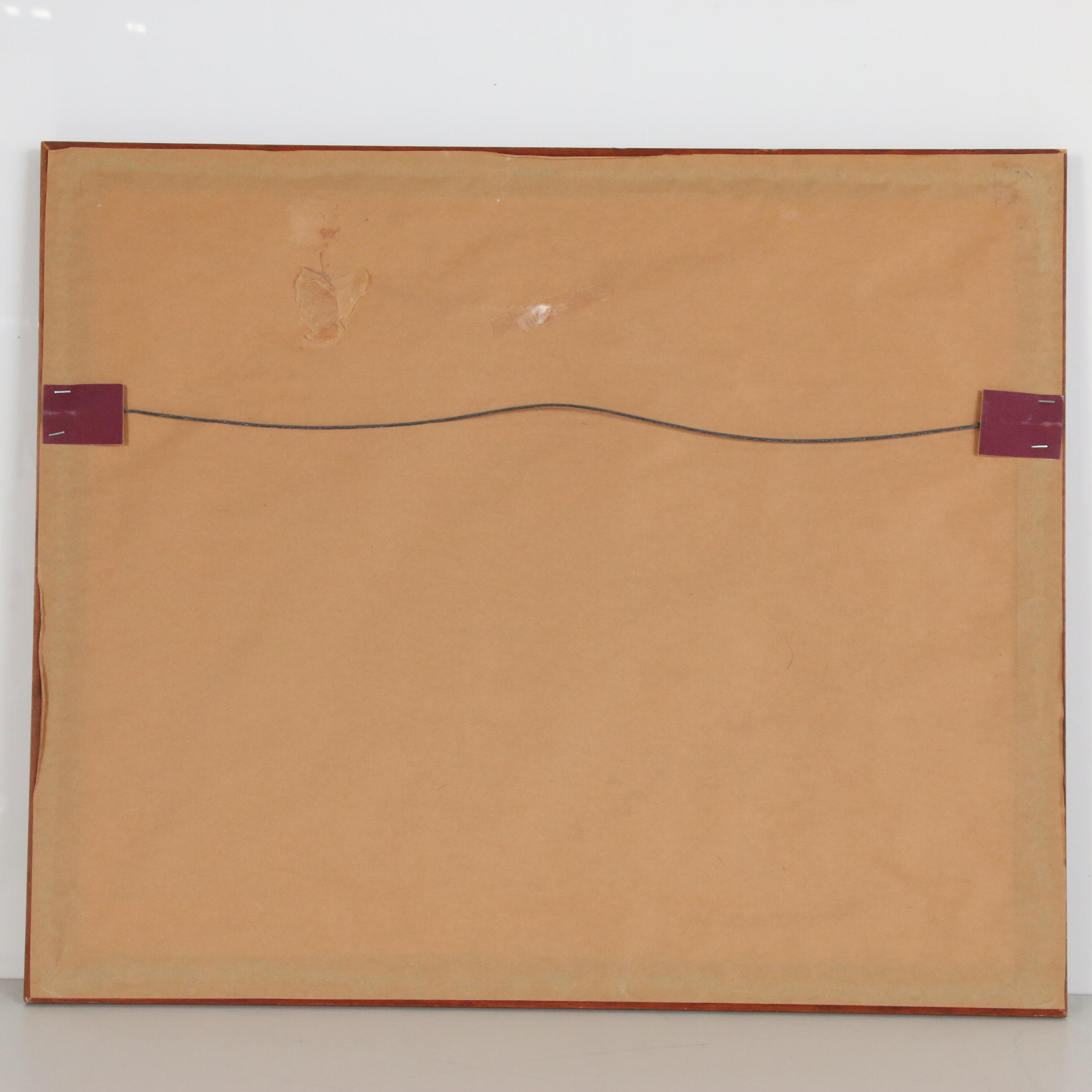 Betty Friess Baumer Offset Lithograph "Going Traveling"