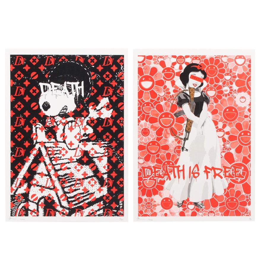 Death NYC Pop Art Graphic Prints, 2020