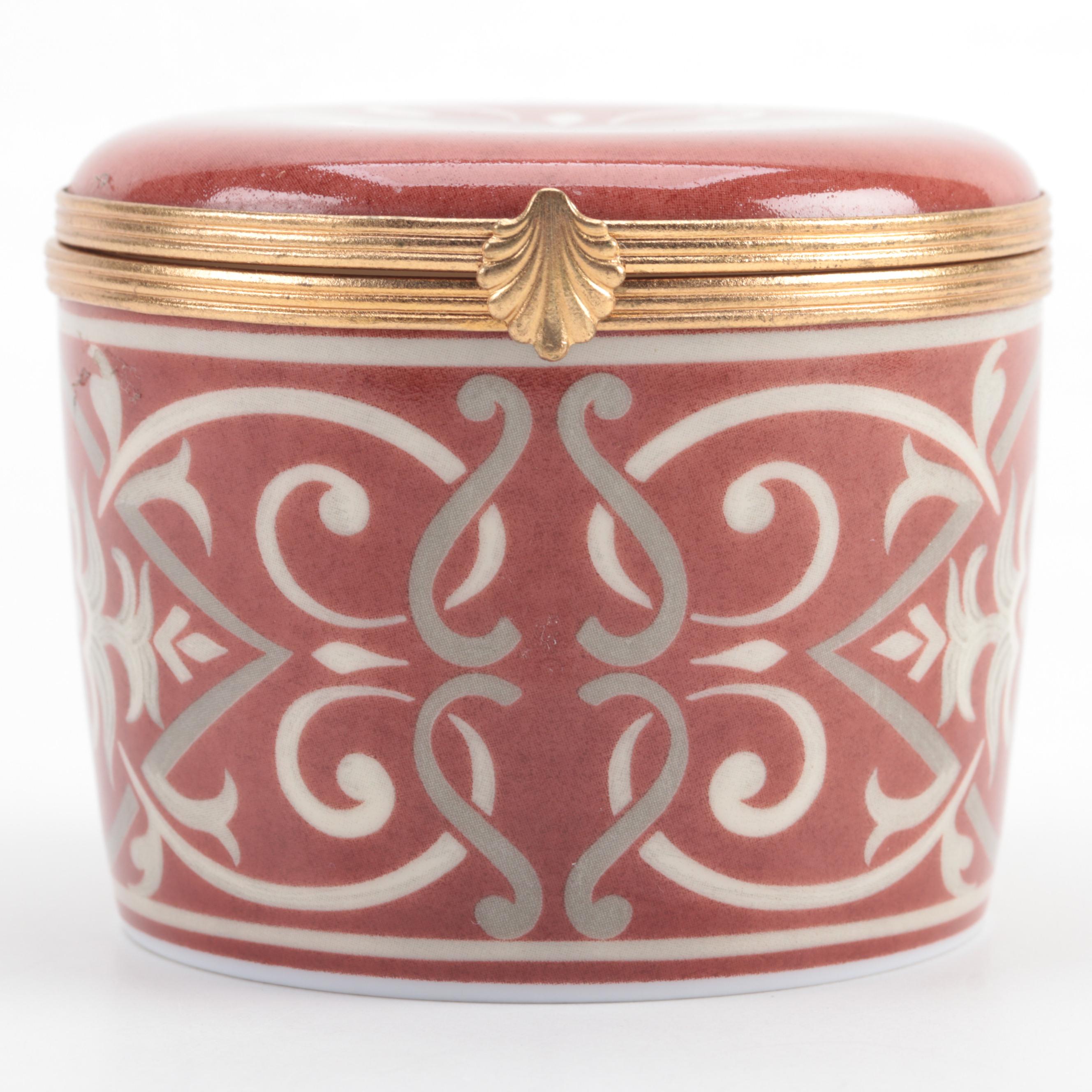 Hand-Painted Raynaud Porcelain Limoges Box