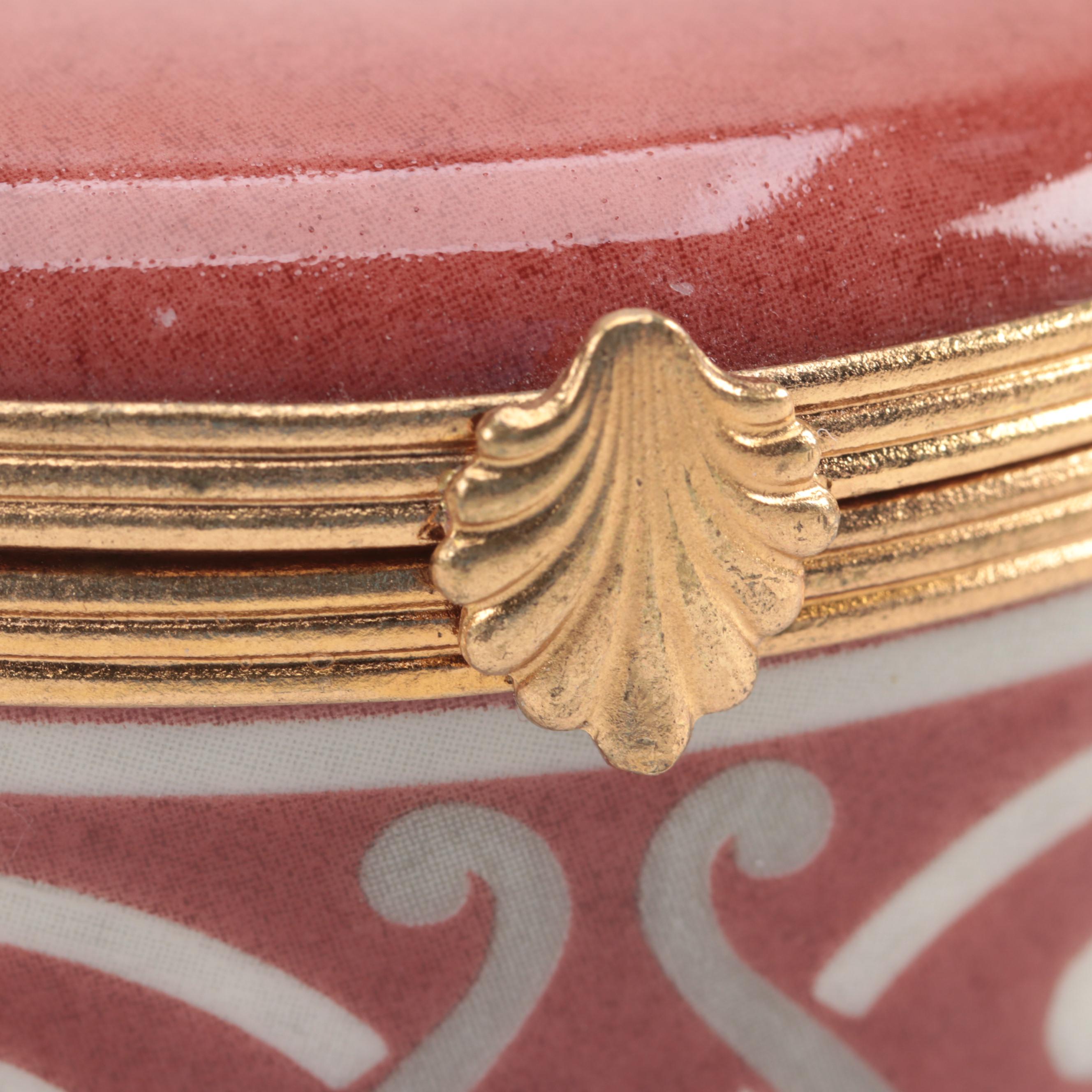 Hand-Painted Raynaud Porcelain Limoges Box