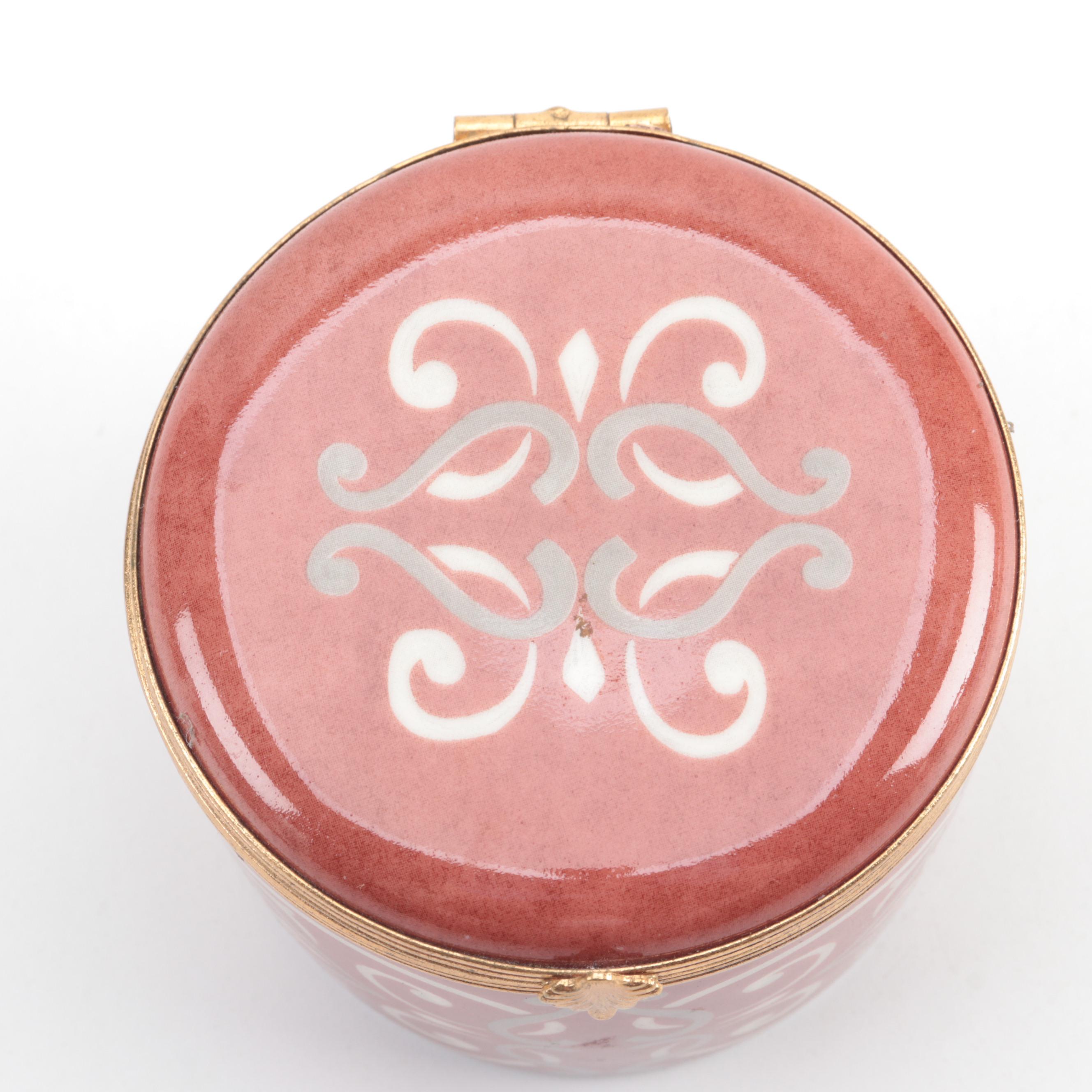 Hand-Painted Raynaud Porcelain Limoges Box