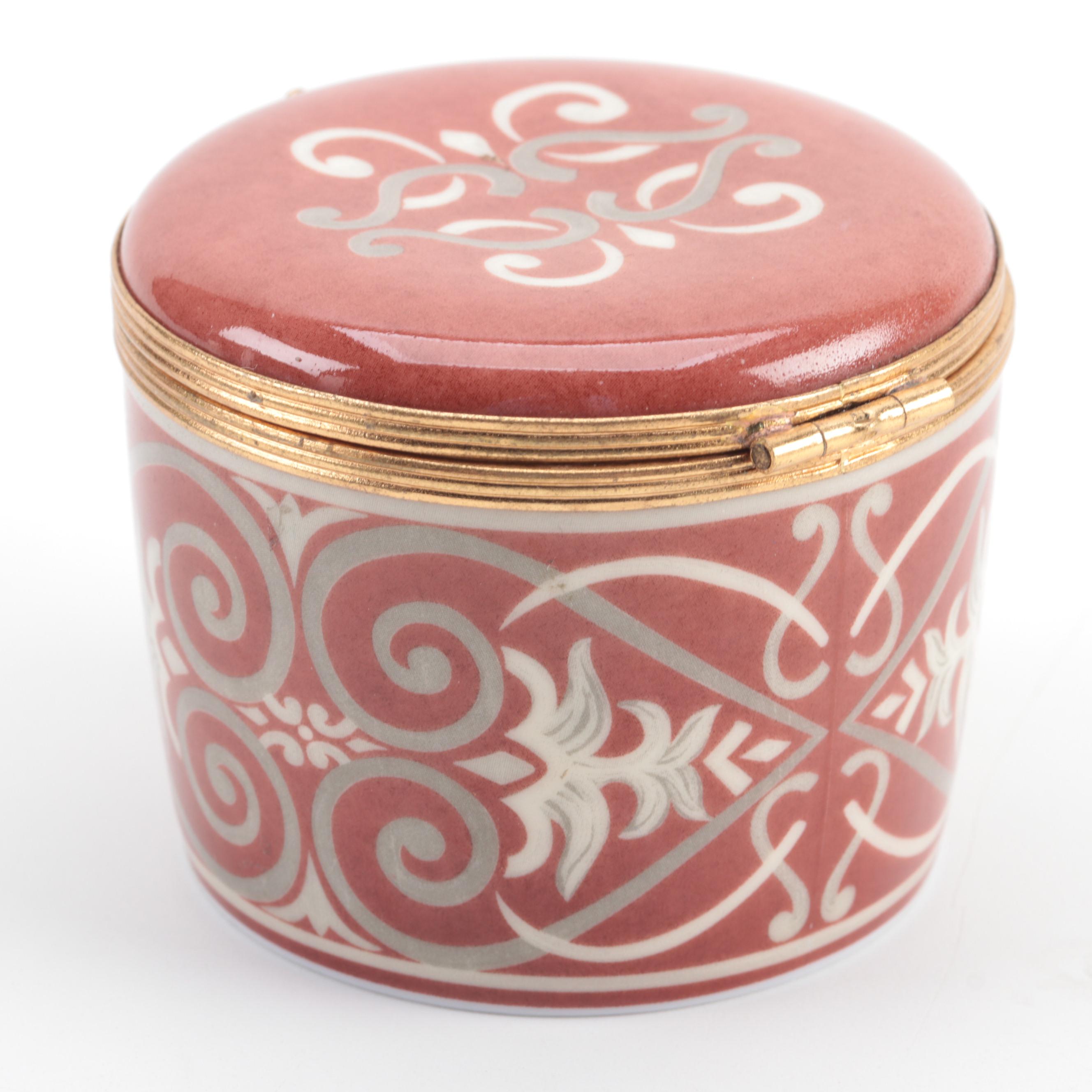 Hand-Painted Raynaud Porcelain Limoges Box