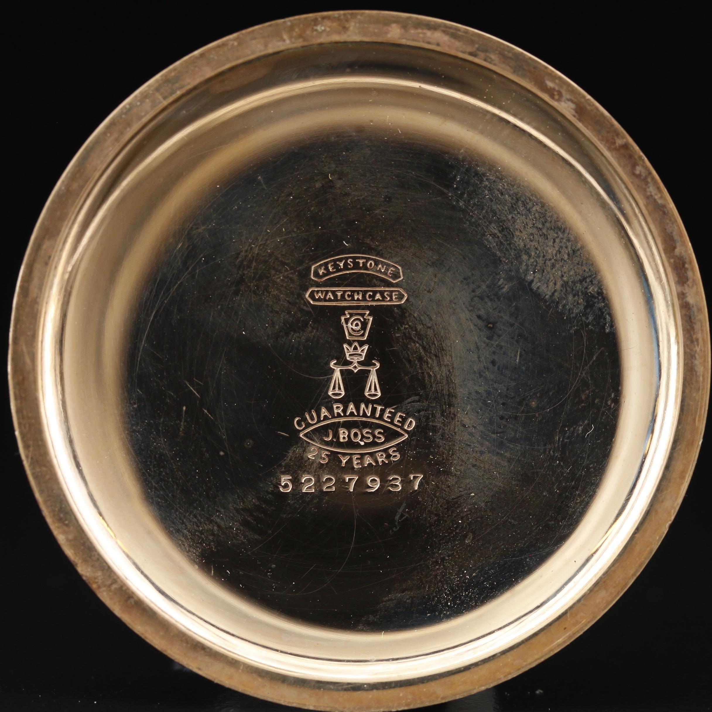 1898 Elgin Railroad Grade Gold Filled Pocket Watch