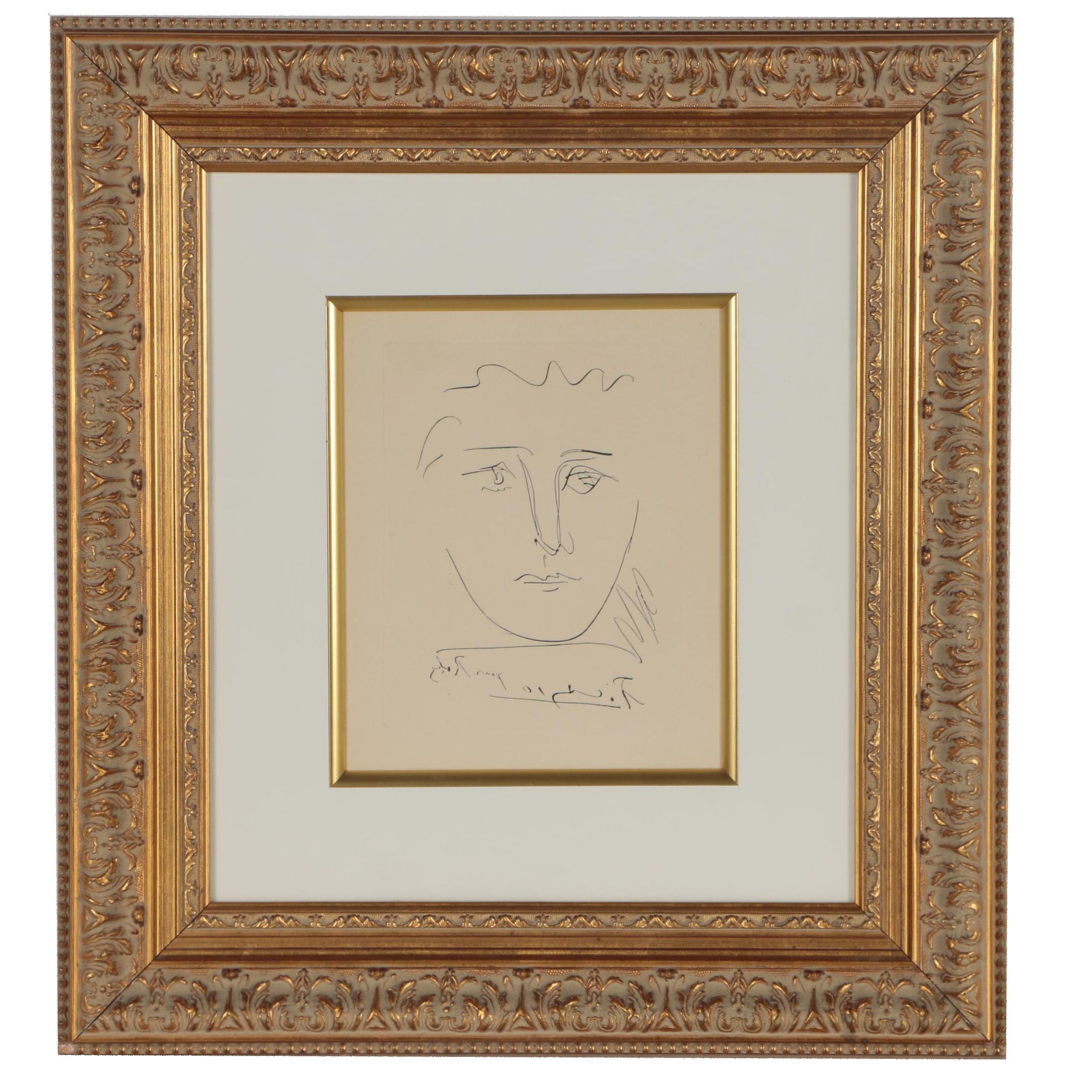 Pablo Picasso Restrike Etching "L'Age de Soleil"