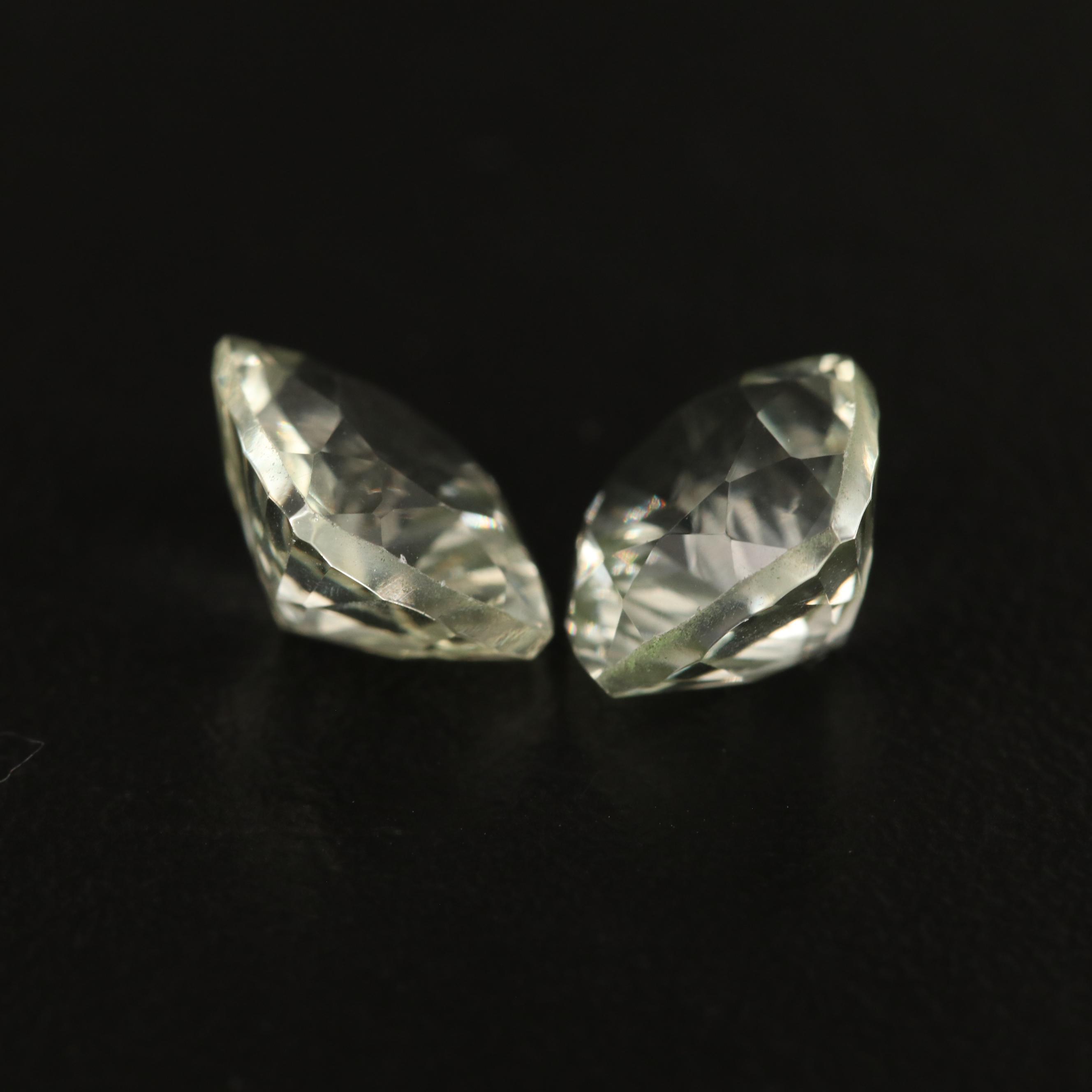 Loose 4.26 CTW Matched Pair Prasiolites