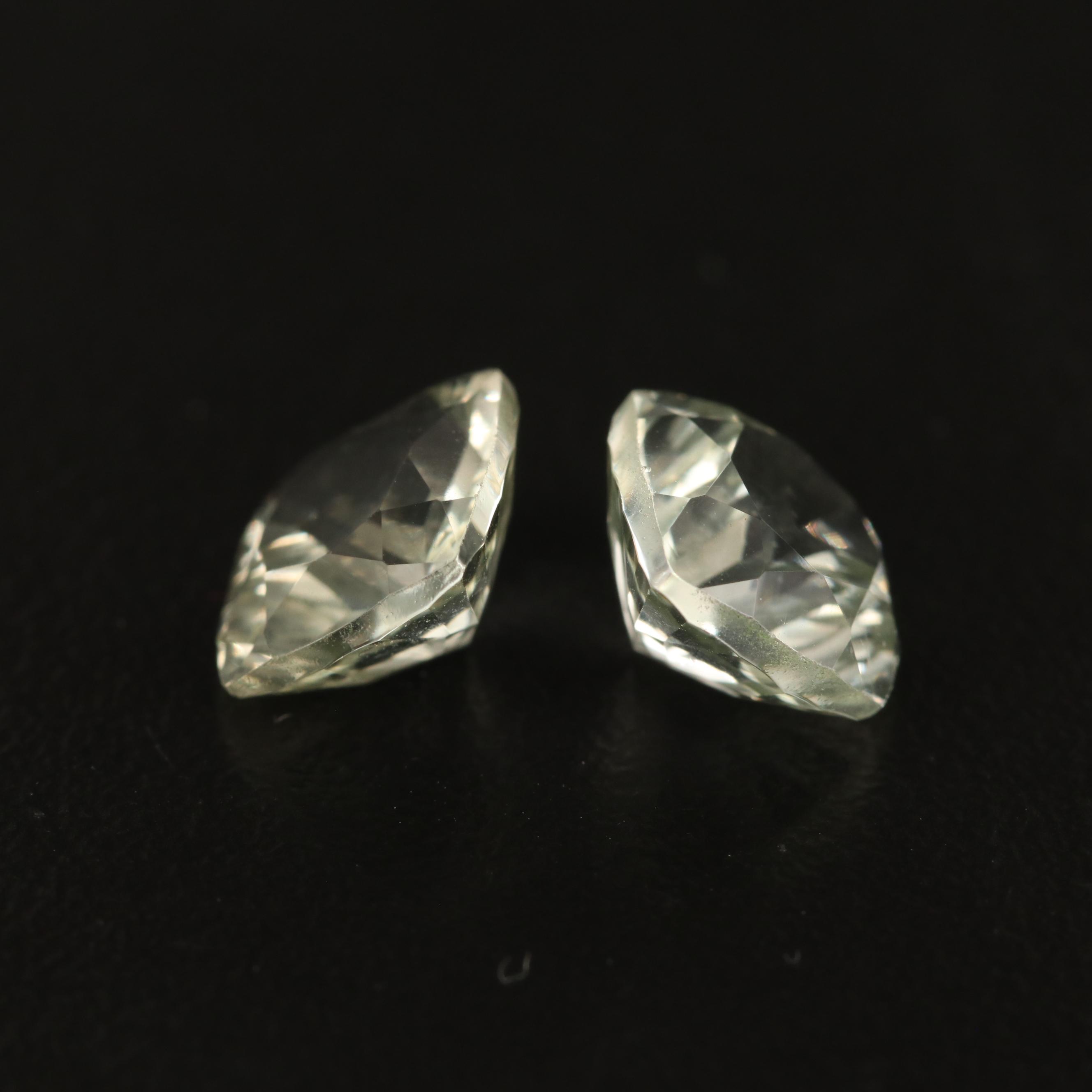 Loose 4.26 CTW Matched Pair Prasiolites