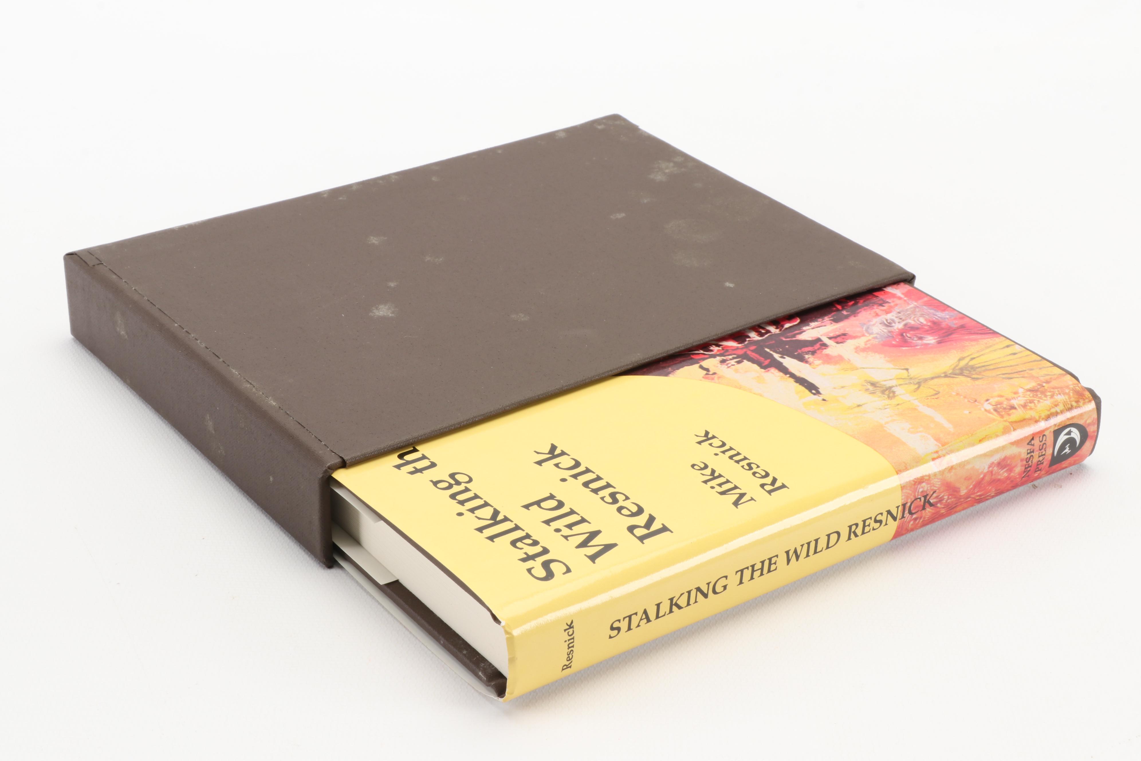 Mike Resnick Books Including Signed "Stalking the Wild Resnick" and "Adventures"