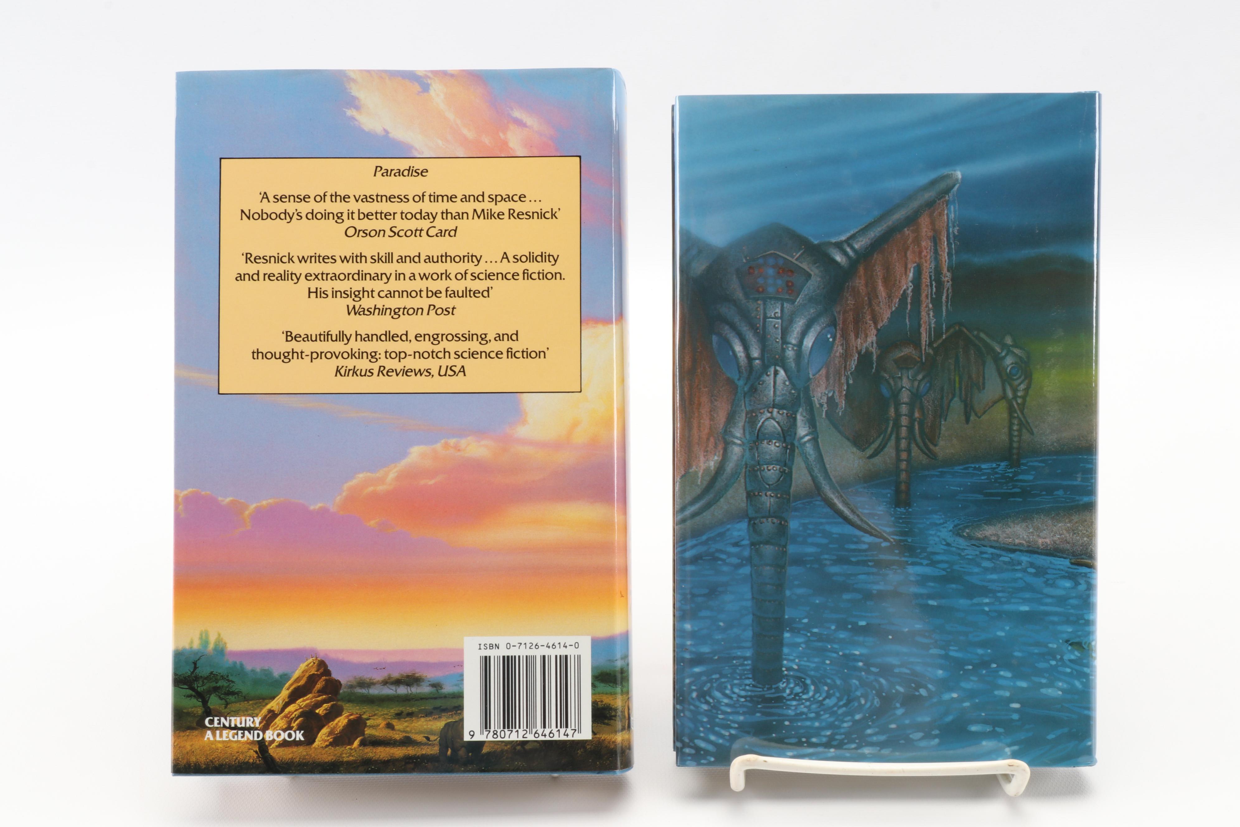 Mike Resnick Books Including Signed "Stalking the Wild Resnick" and "Adventures"