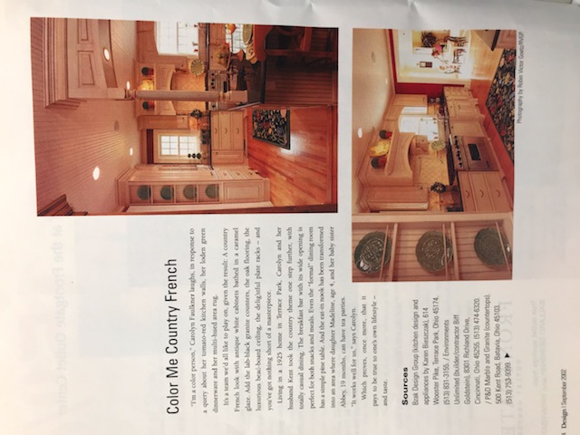 Kitchen Cabinets, Granite Counters, and Appliances Designed by Bzak Design Group