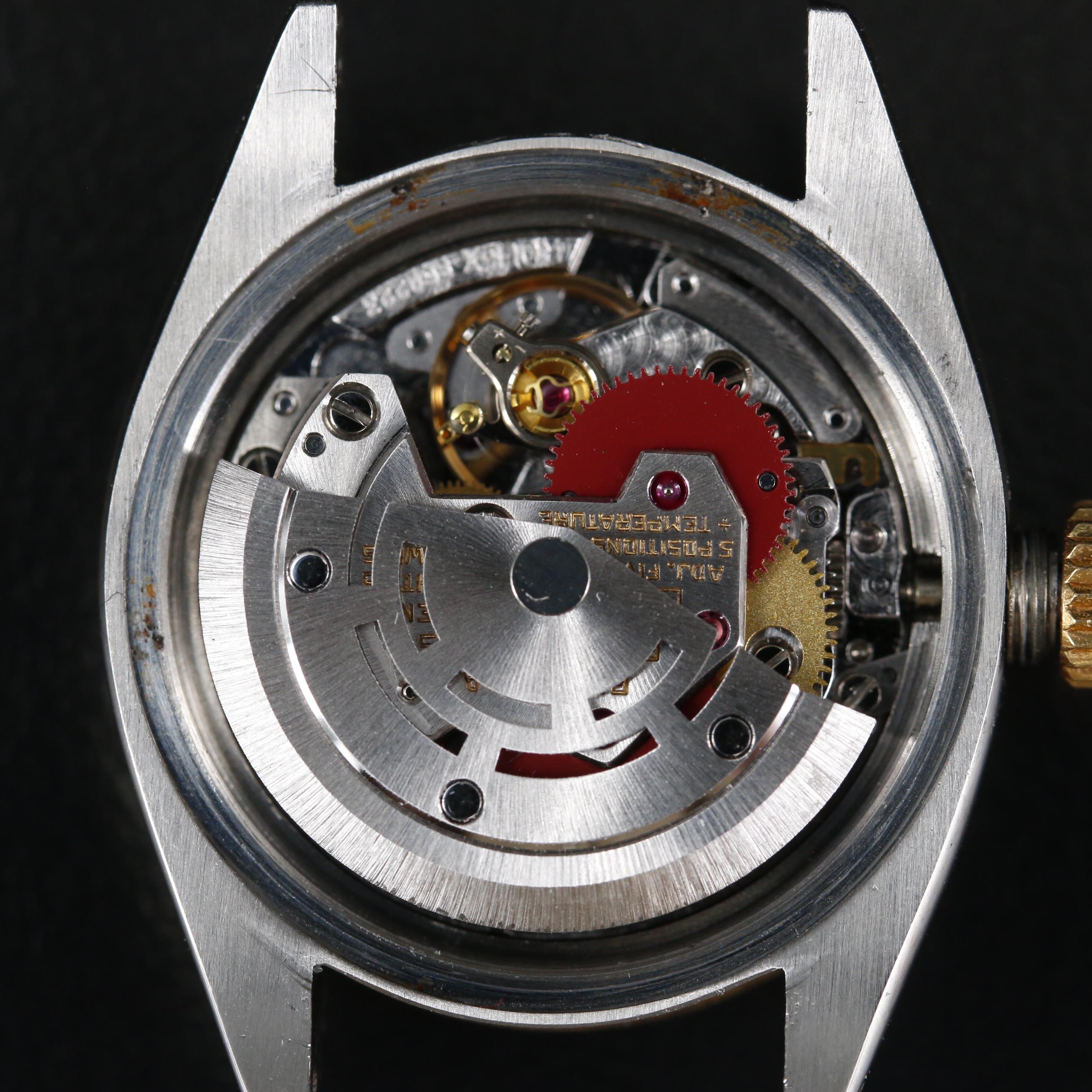 1981 Rolex Datejust 14K Gold and Stainless Steel Diamond Dial Watch