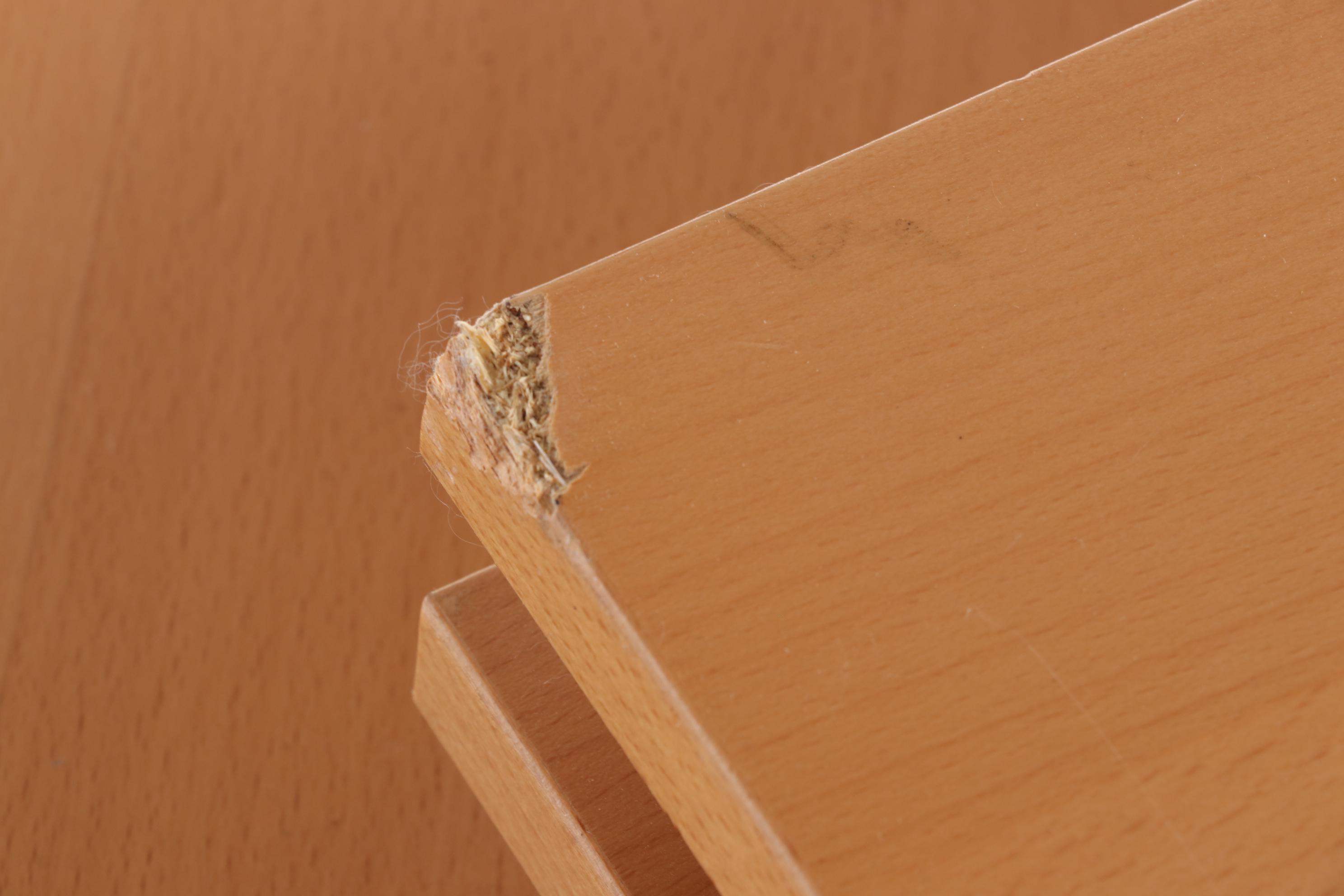 IKEA "Nygard" Contemporary Beech Extension Dining Table