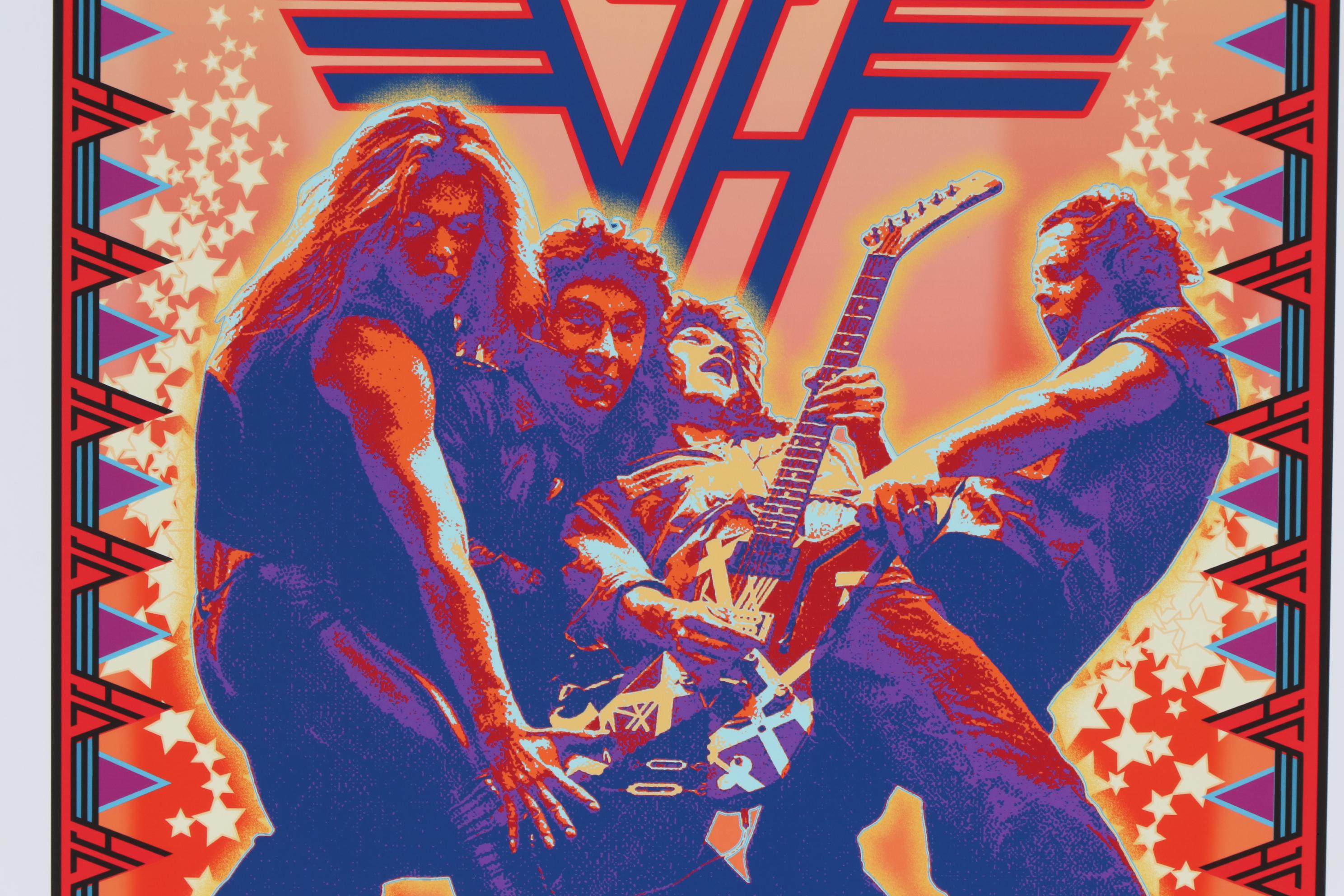 David Edward Byrd Giclée "Van Halen at the Omni, Atlanta 1984", 2020