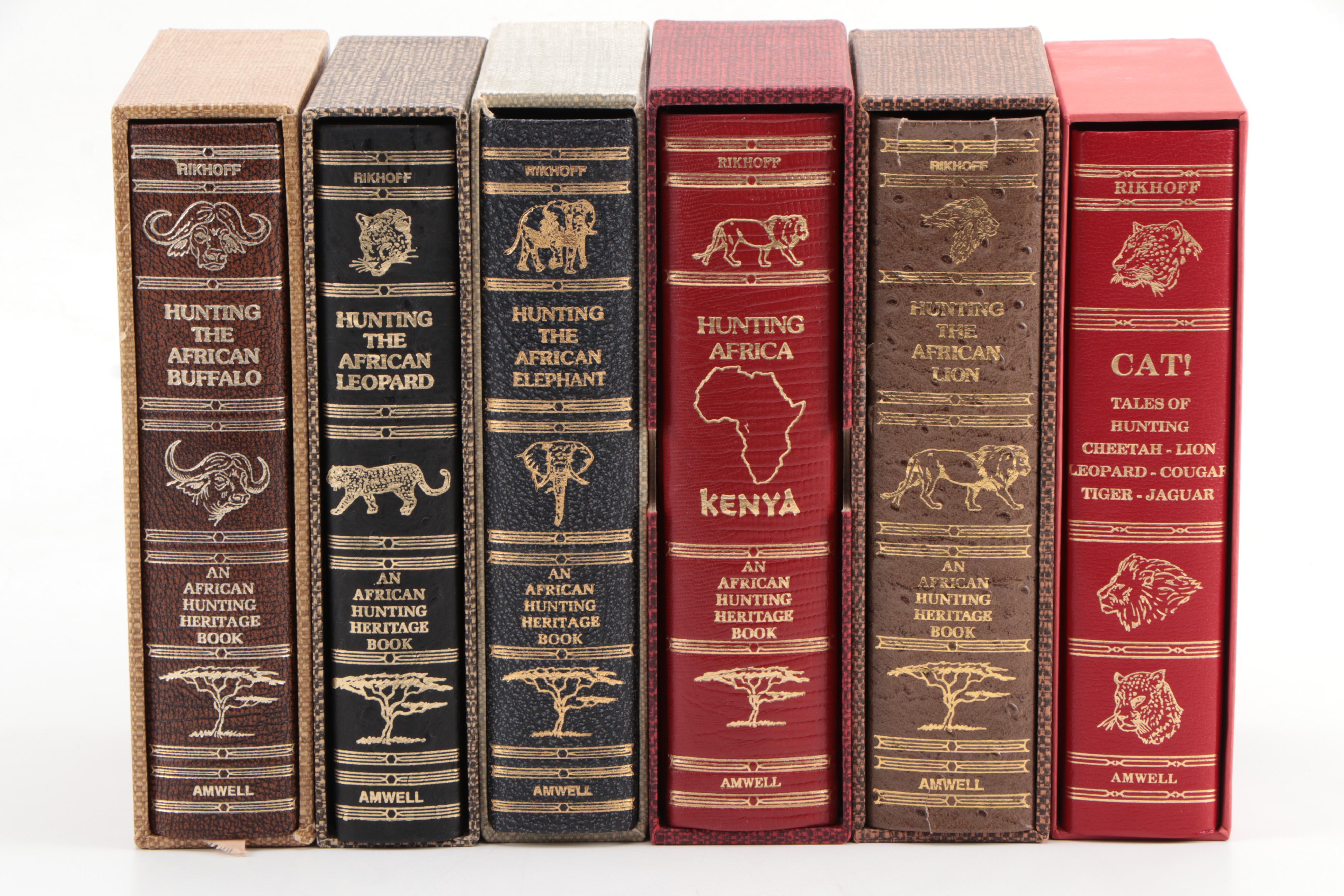 Amwell Press Big Game Hunting Books by Jim Rikhoff, 1984–1995