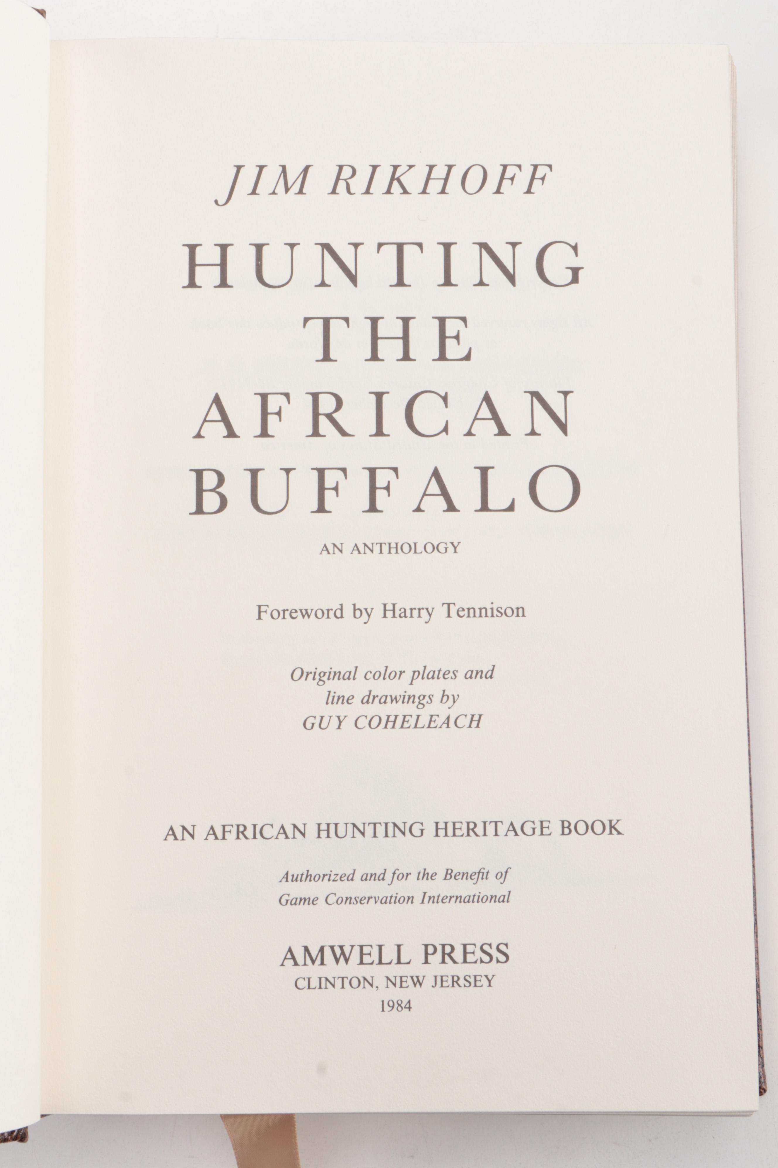 Amwell Press Big Game Hunting Books by Jim Rikhoff, 1984–1995
