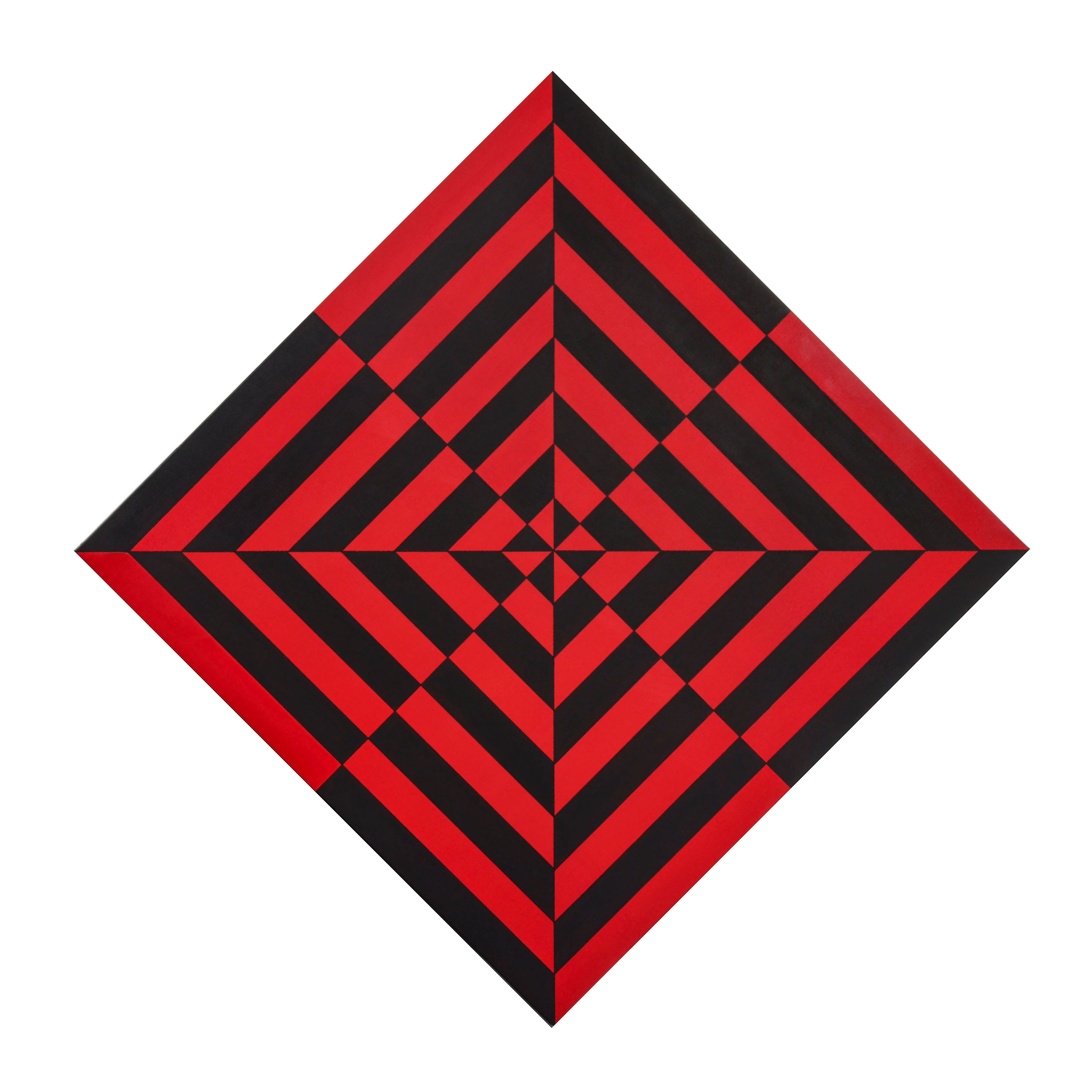 deSanto Op Art Acrylic Painting "Unison"