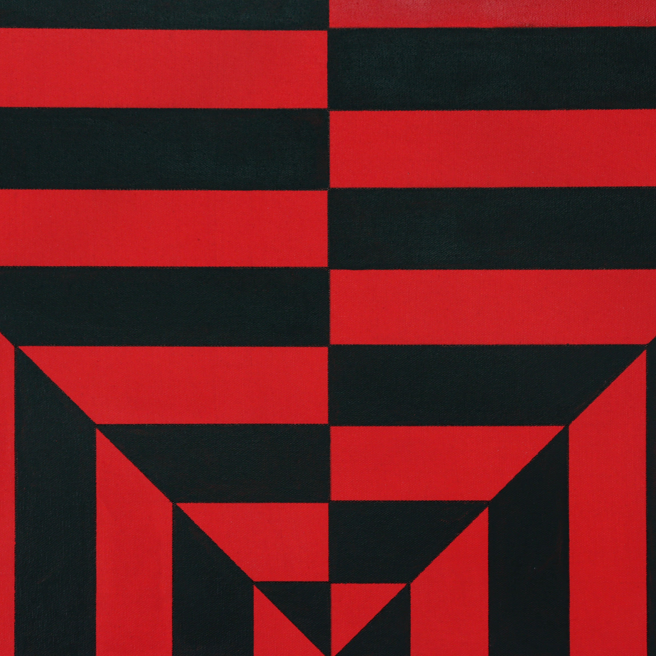 deSanto Op Art Acrylic Painting "Unison"