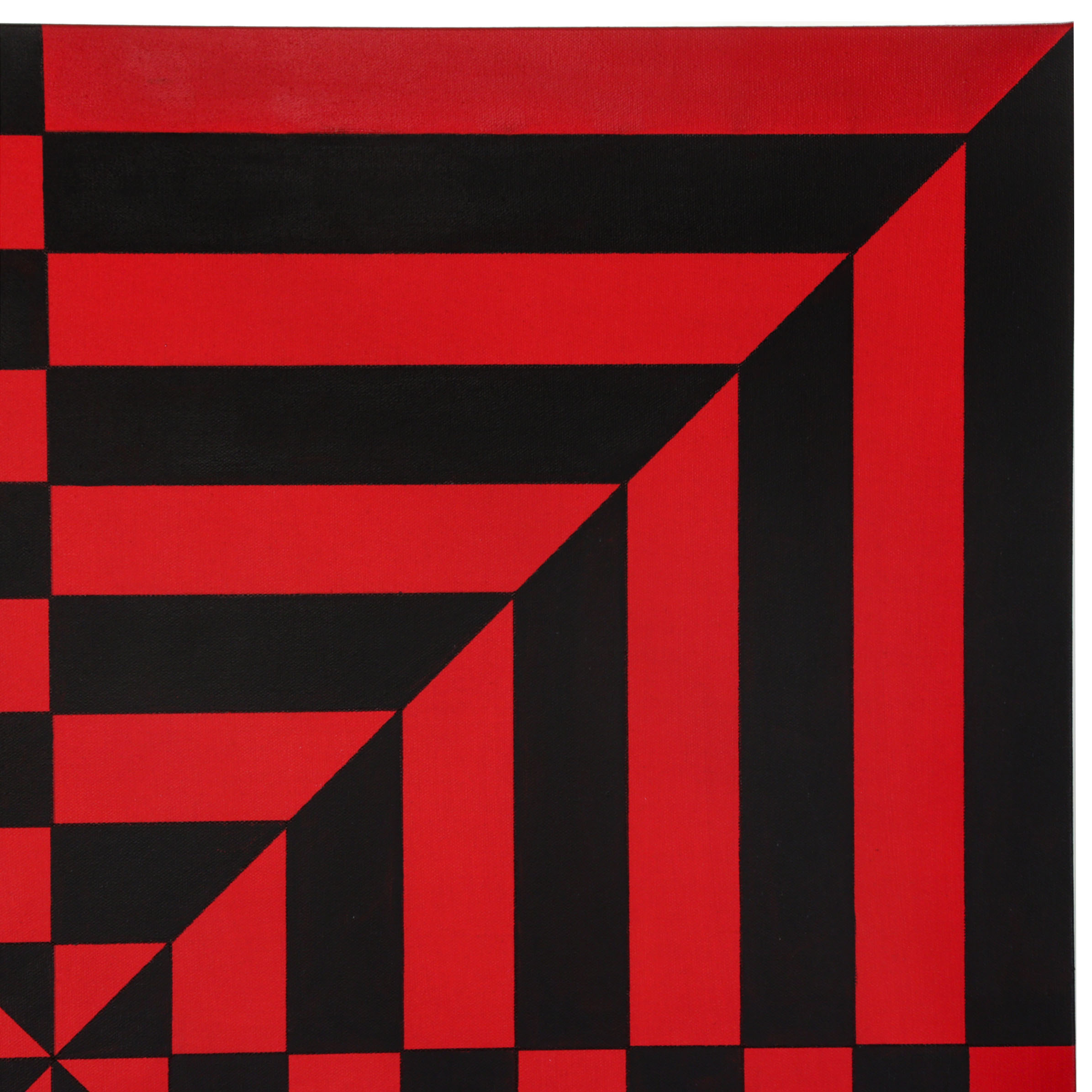 deSanto Op Art Acrylic Painting "Unison"