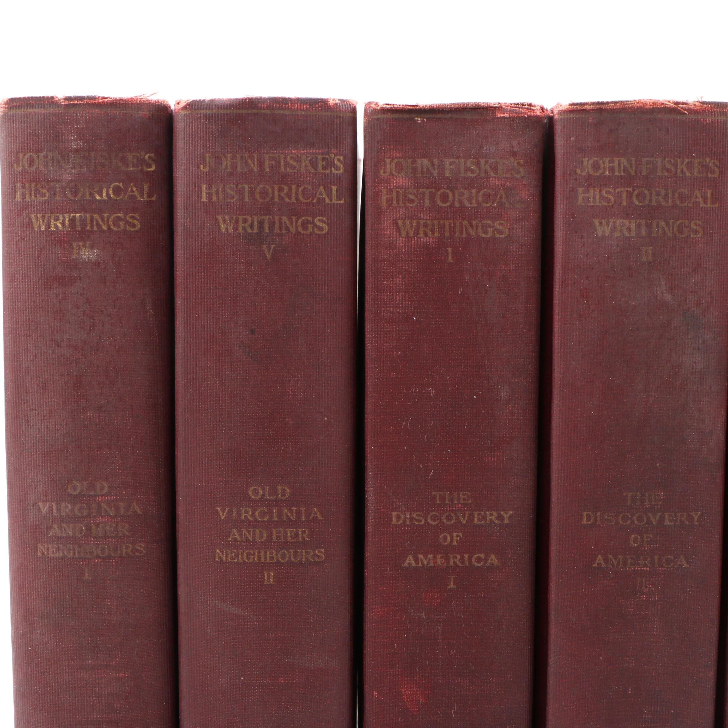 "John Fiske's Historical Writings", 1902