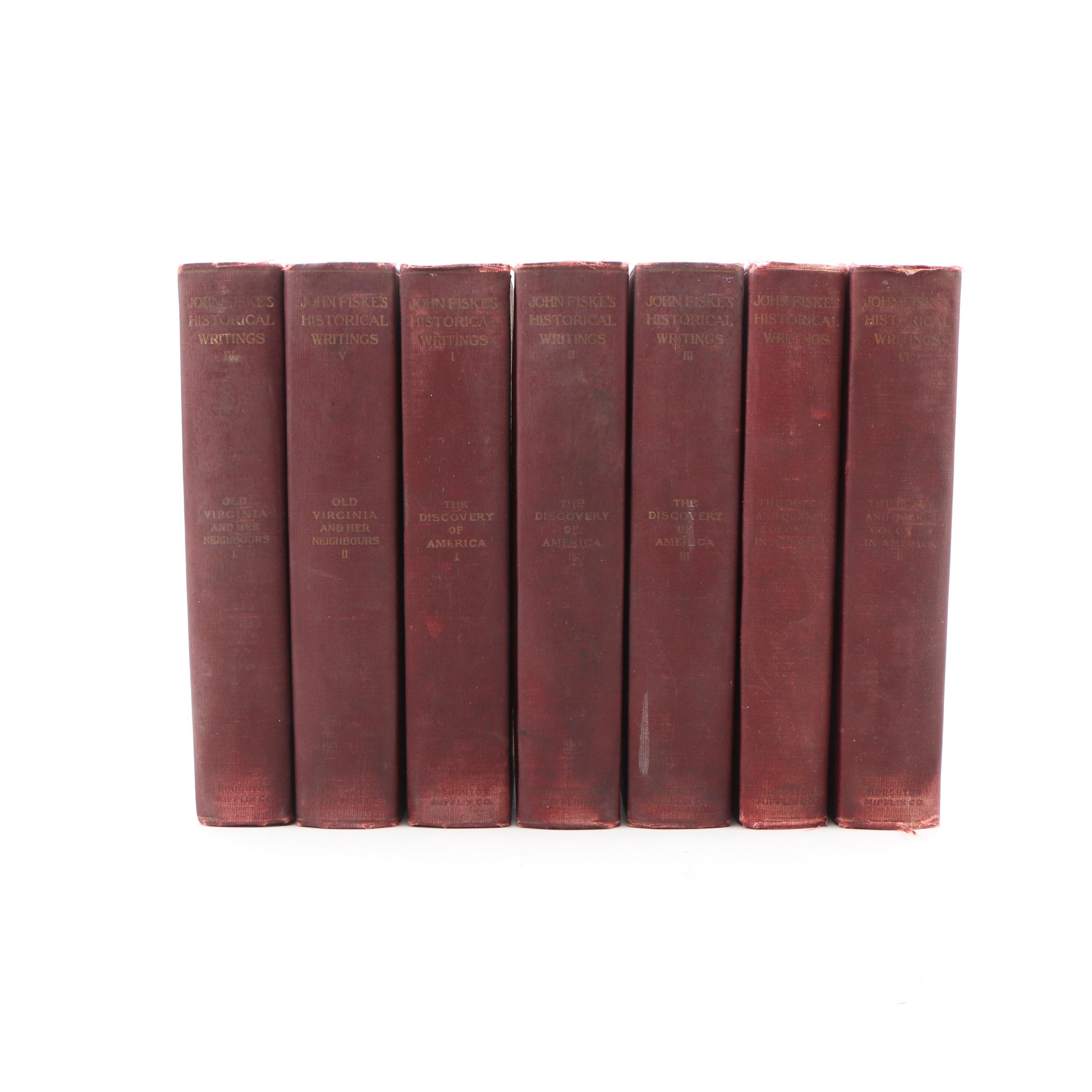 "John Fiske's Historical Writings", 1902