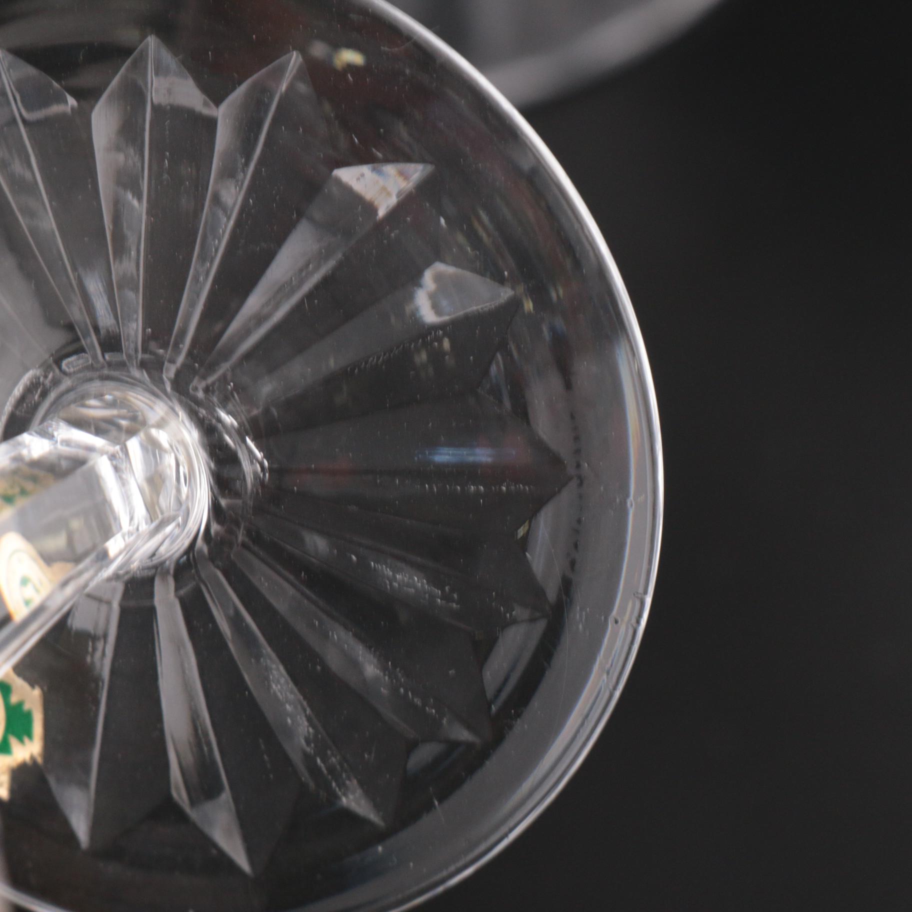 Waterford "Glengarriff" Crystal Water Goblets, Set of 6