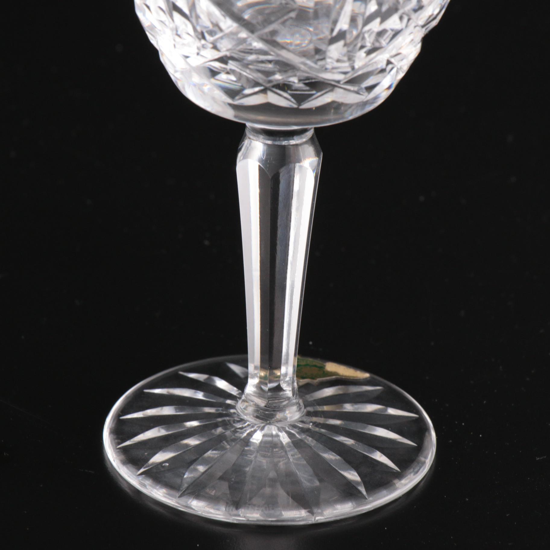 Waterford "Glengarriff" Crystal Water Goblets, Set of 6