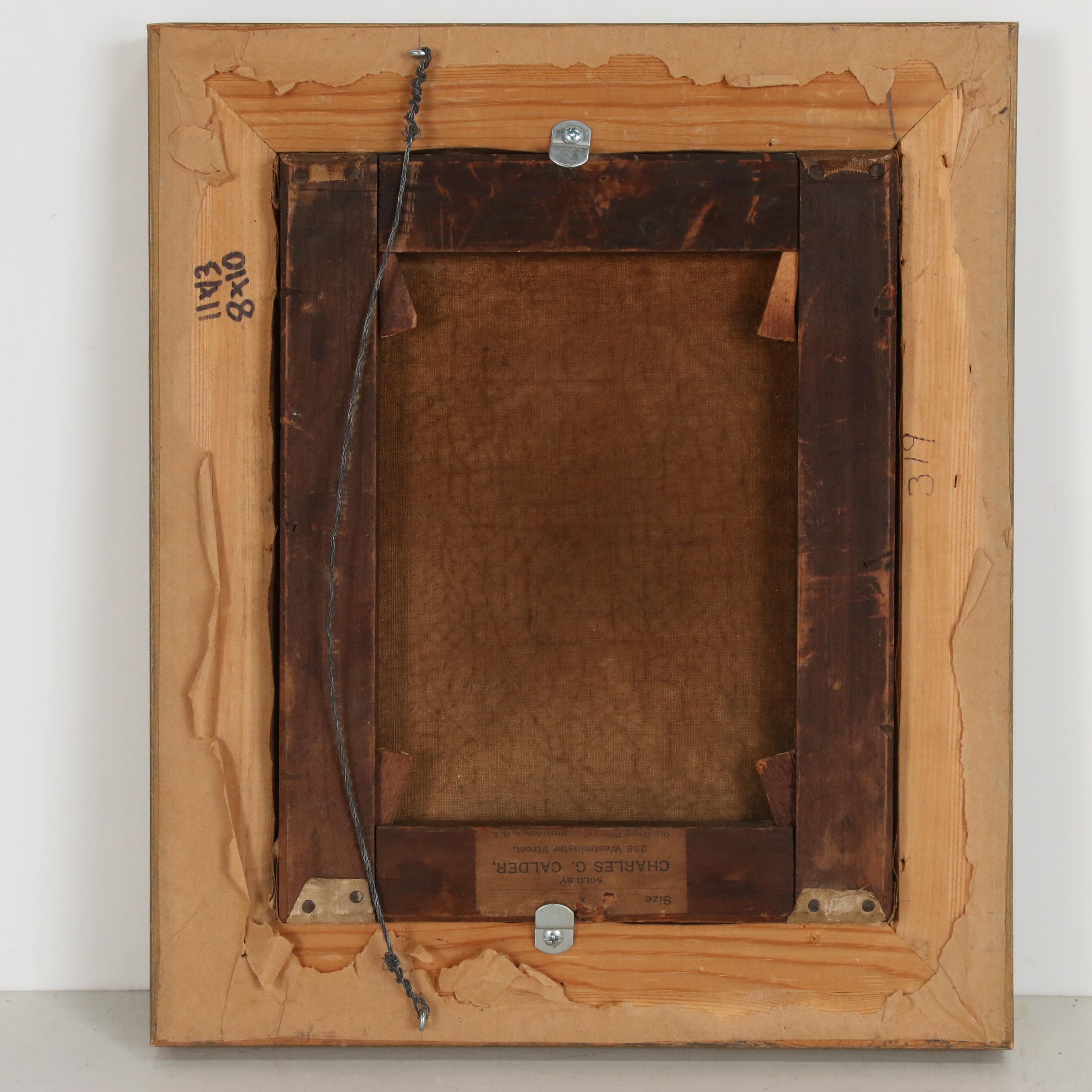 Hugo August Bernhard Breul Oil Portrait of Woman in Red