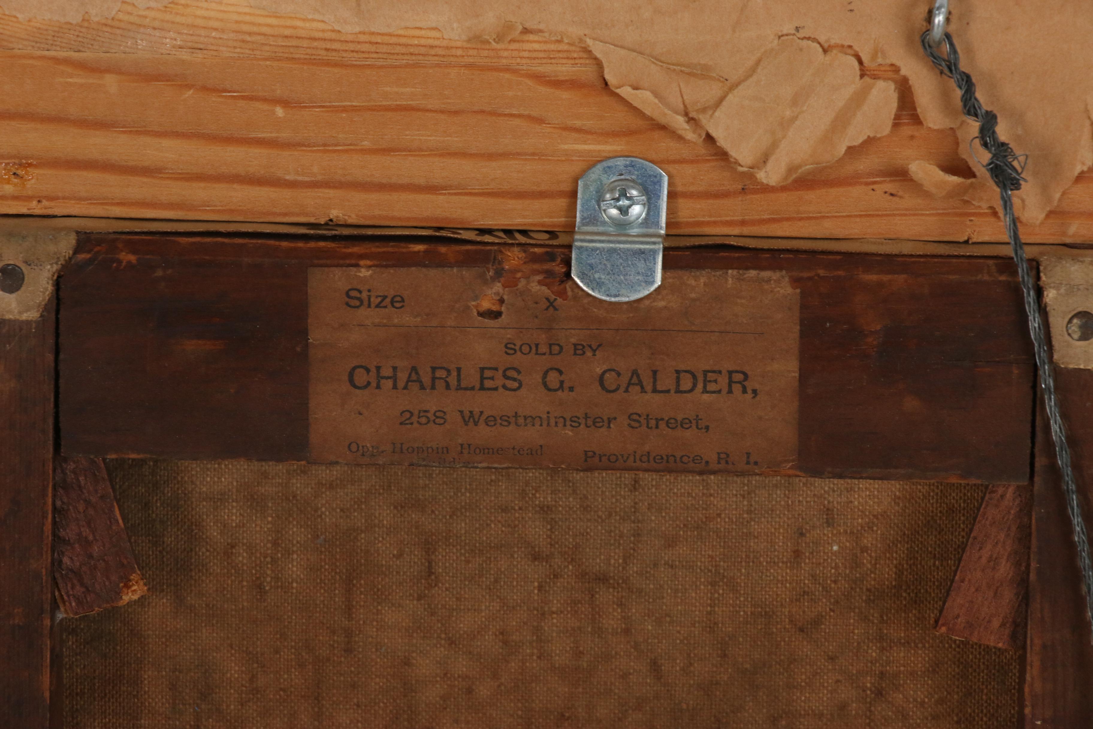 Hugo August Bernhard Breul Oil Portrait of Woman in Red