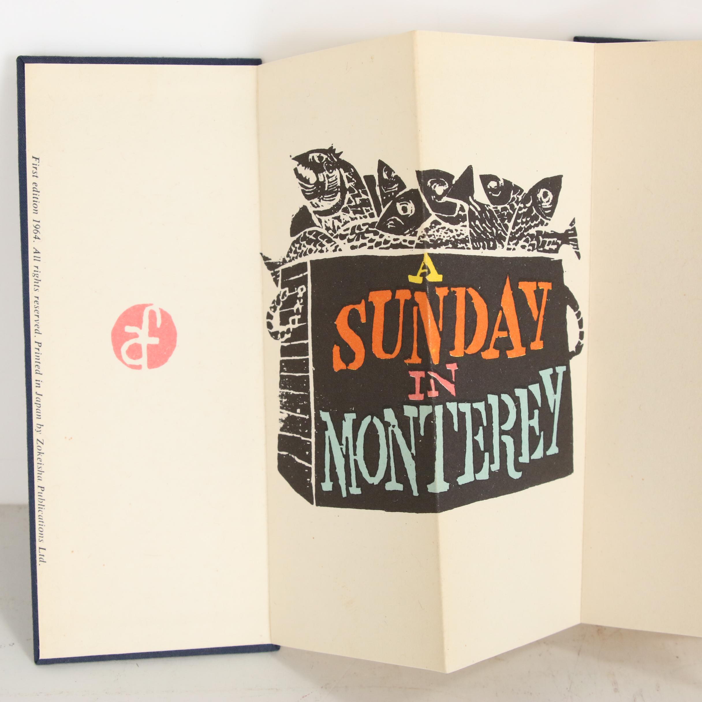 1964 First Edition "A Sunday in Monterey" by Antonio Frasconi