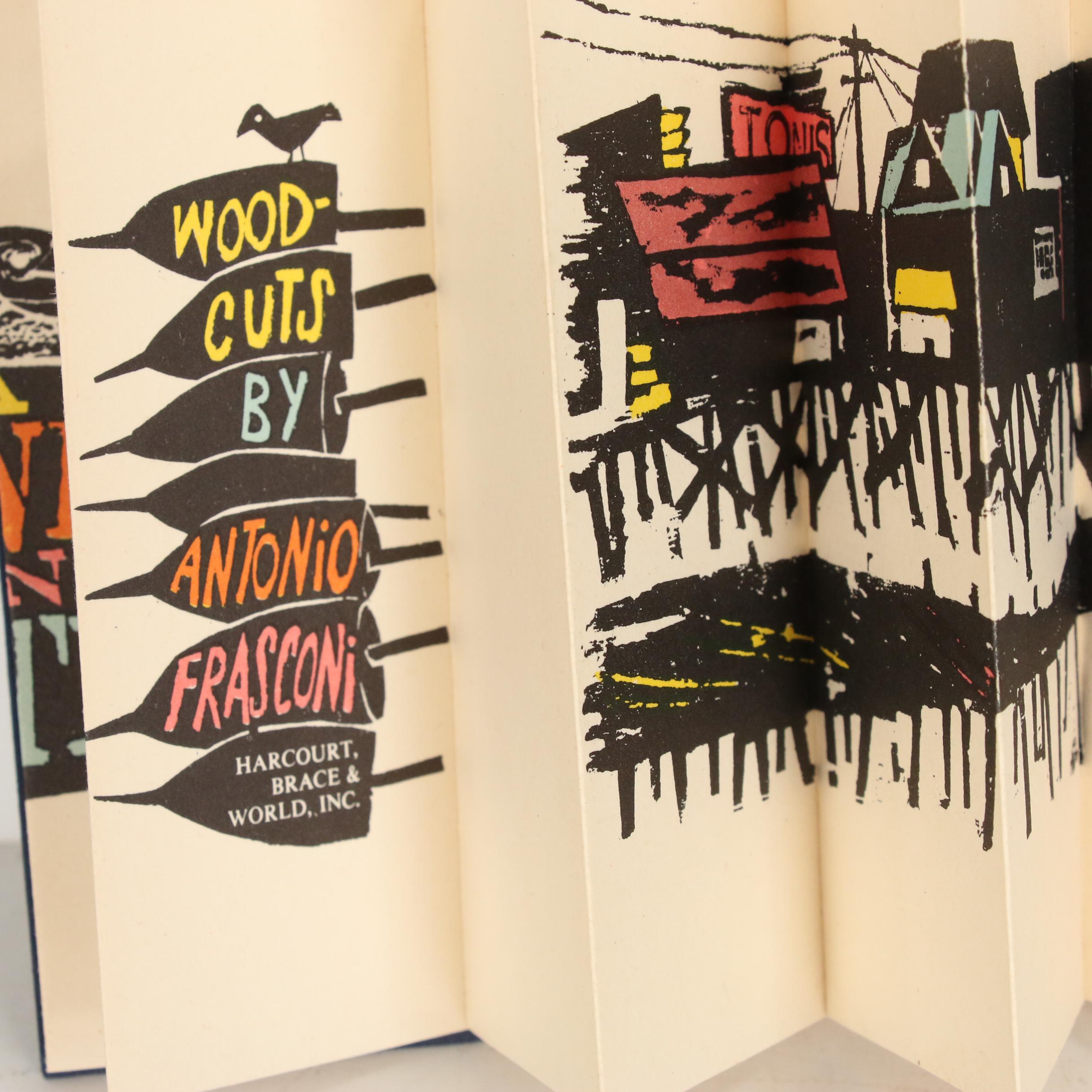 1964 First Edition "A Sunday in Monterey" by Antonio Frasconi