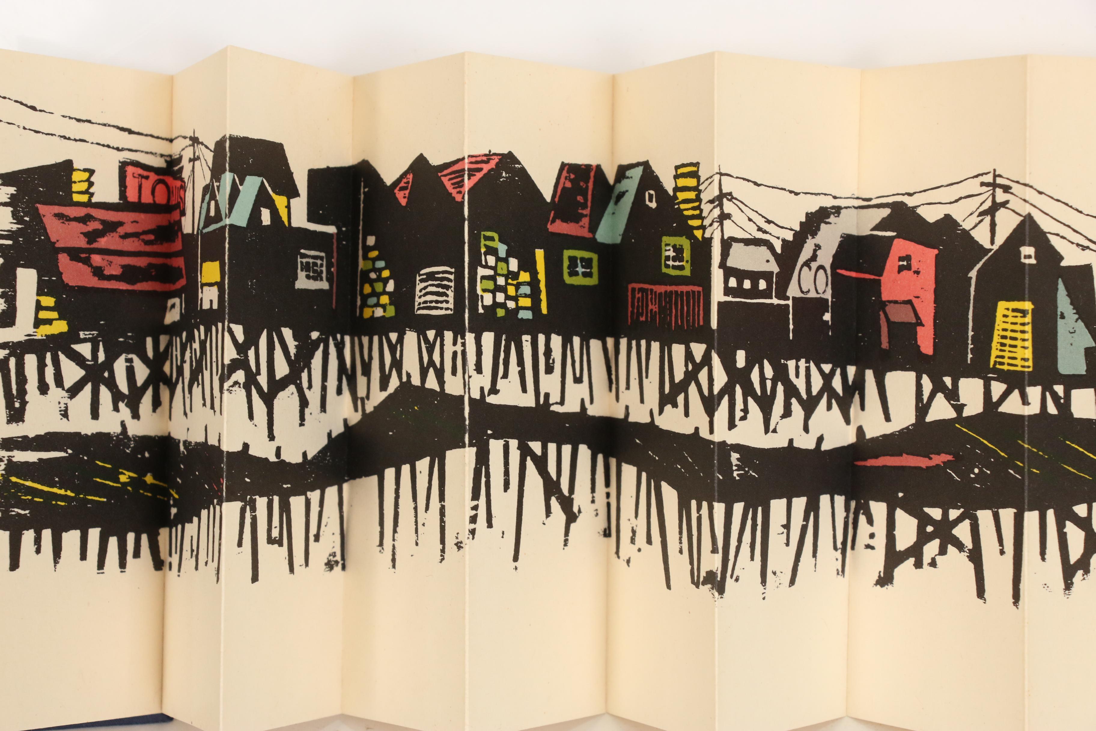 1964 First Edition "A Sunday in Monterey" by Antonio Frasconi