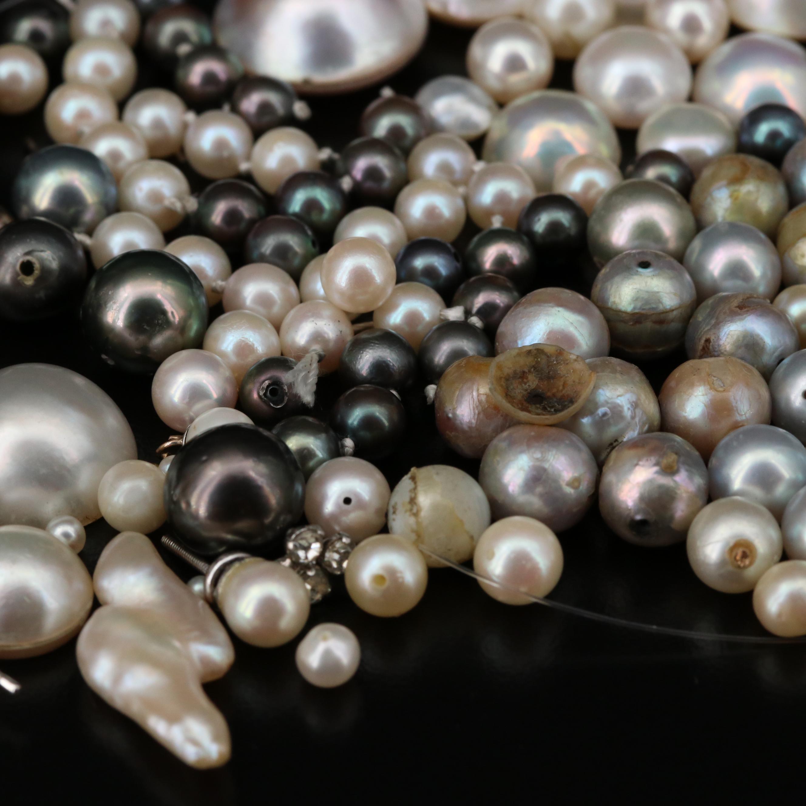 Loose Mixed Shape Pearls