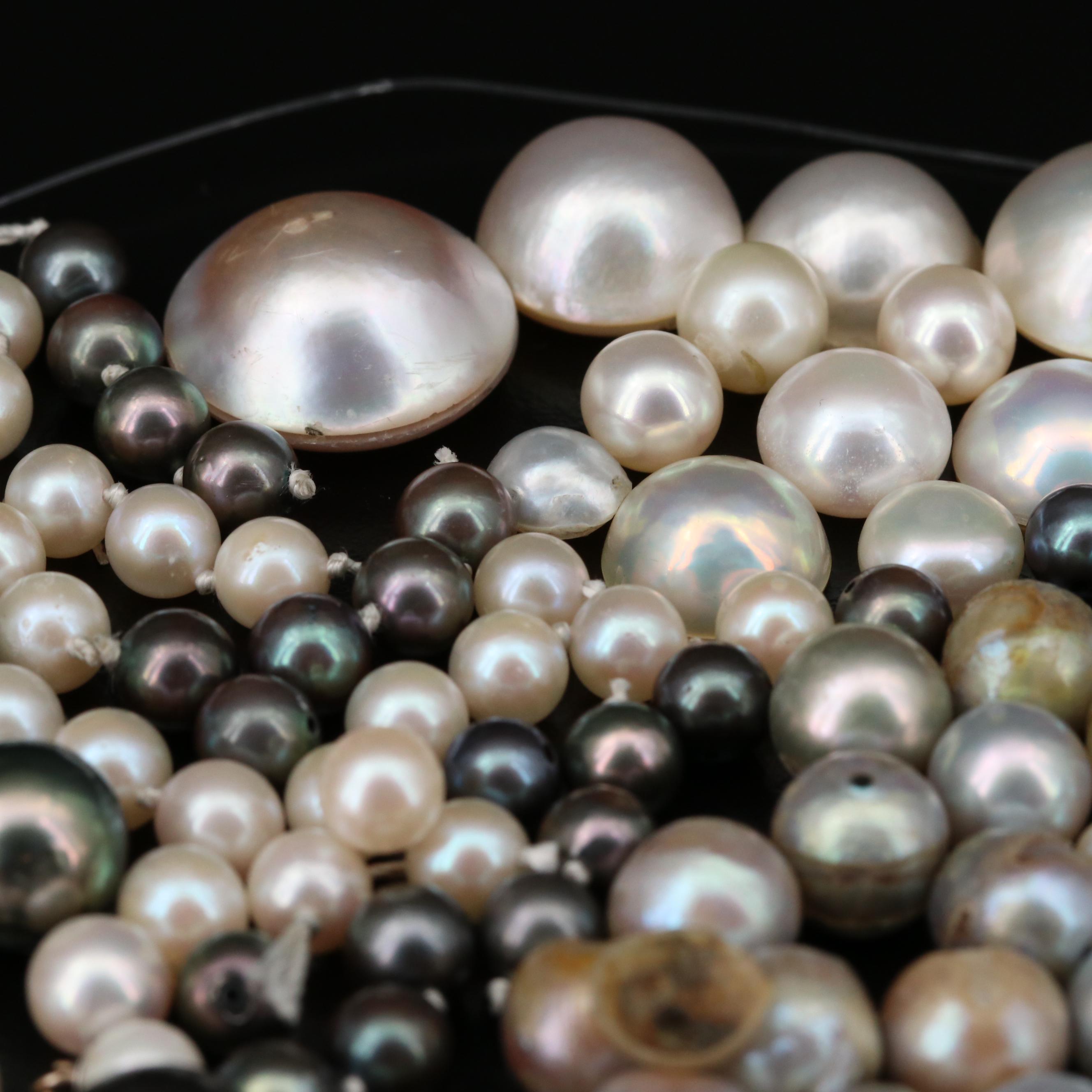 Loose Mixed Shape Pearls